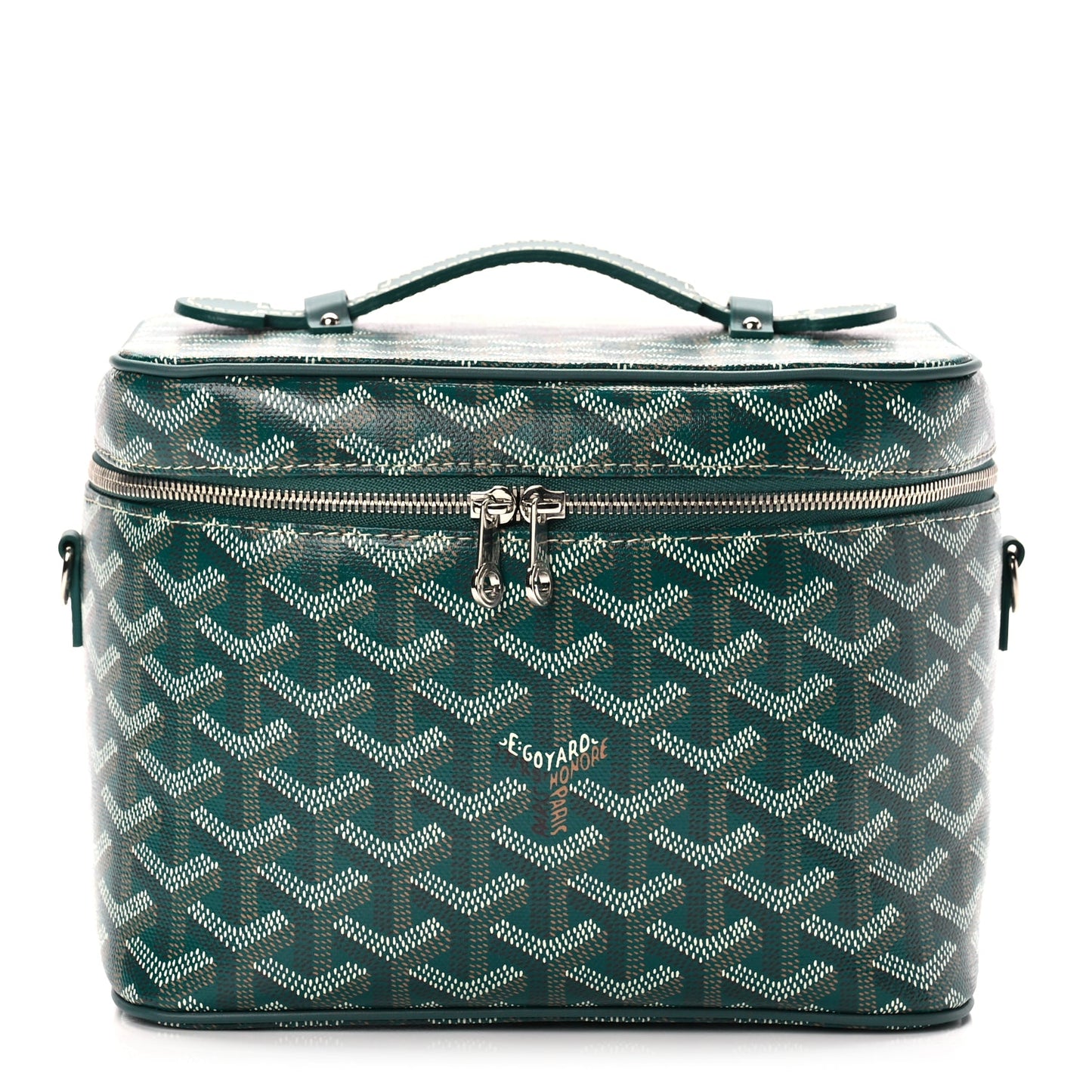 Goyard Goyardine Muse Vanity Case Green