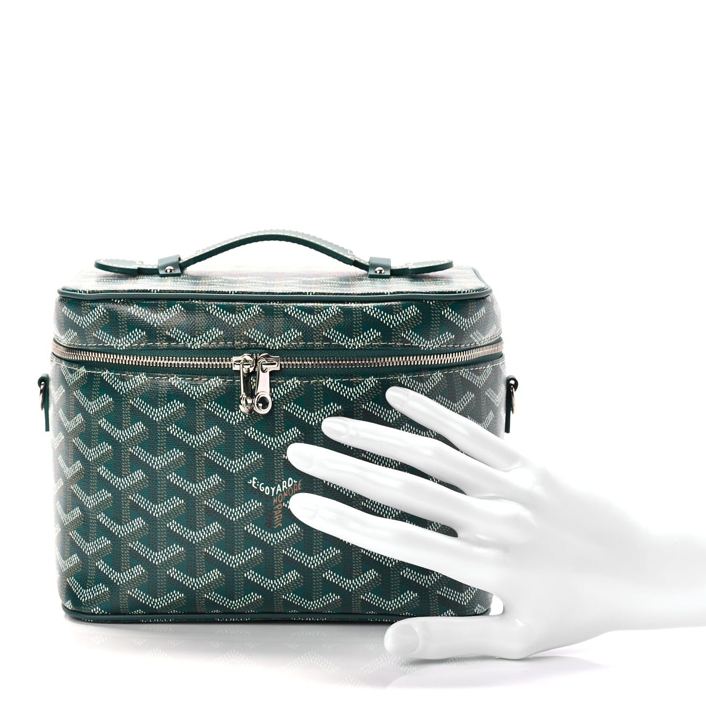 Goyard Goyardine Muse Vanity Case Green