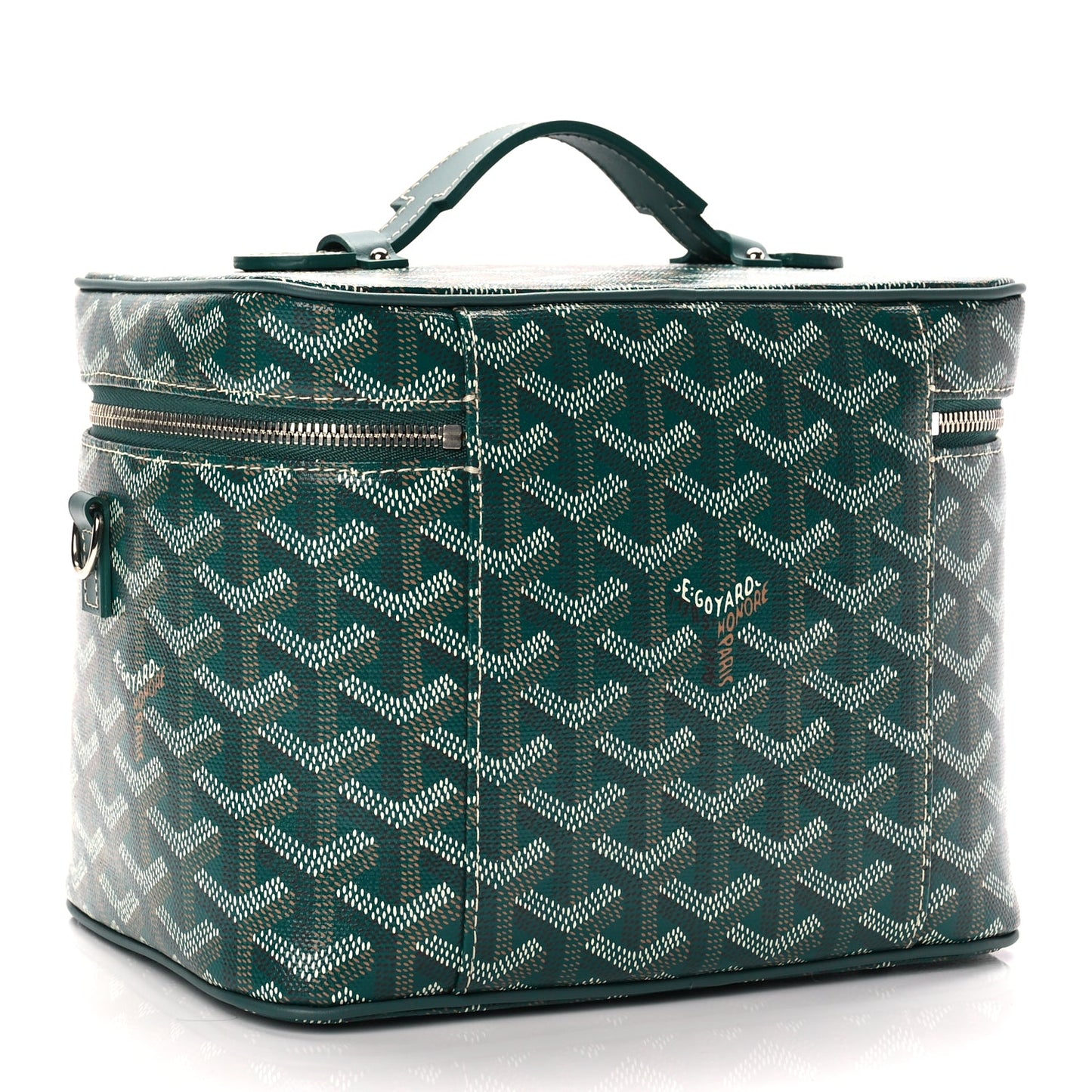 Goyard Goyardine Muse Vanity Case Green