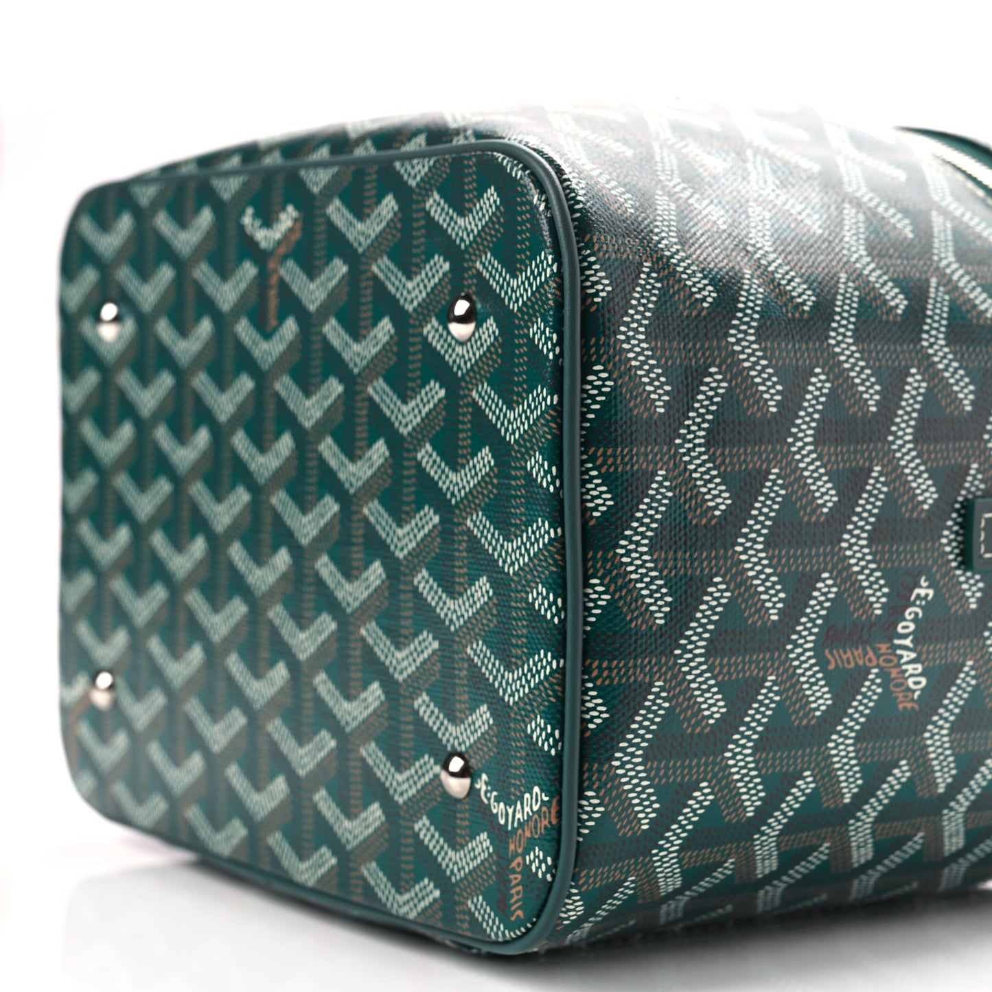 Goyard Goyardine Muse Vanity Case Green