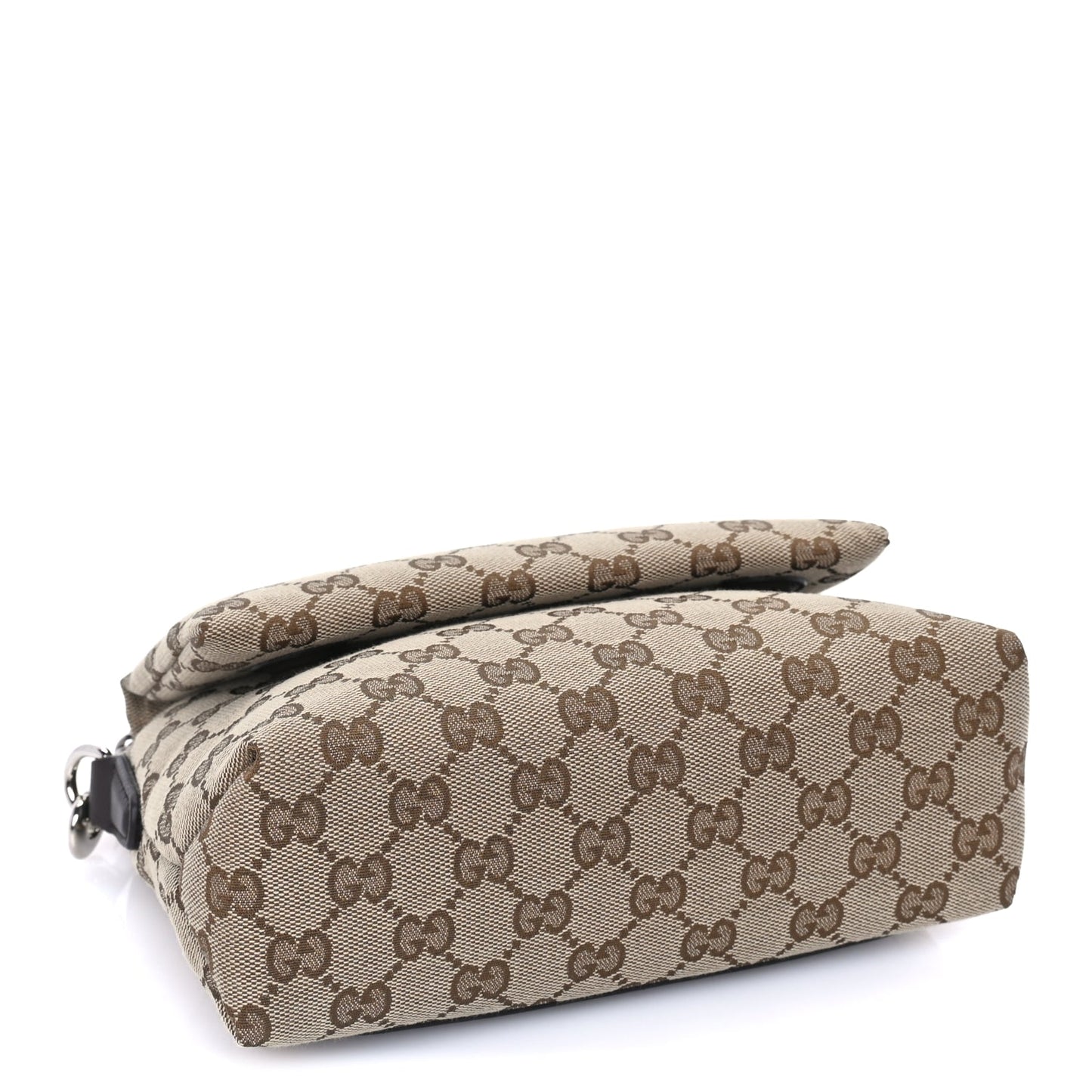 Gucci Monogram Web Small Crossbody Bag Beige Ebony