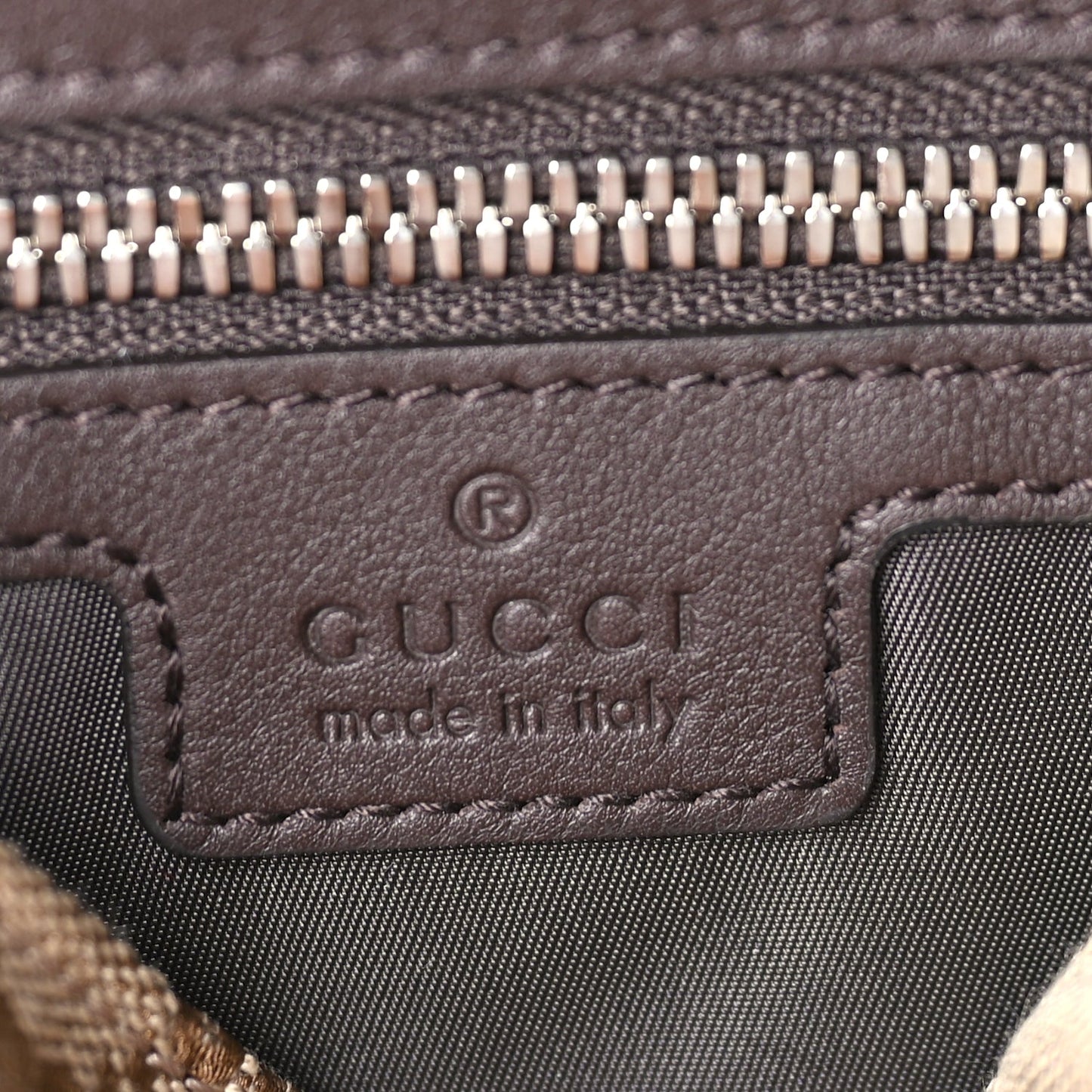 Gucci Monogram Web Small Crossbody Bag Beige Ebony