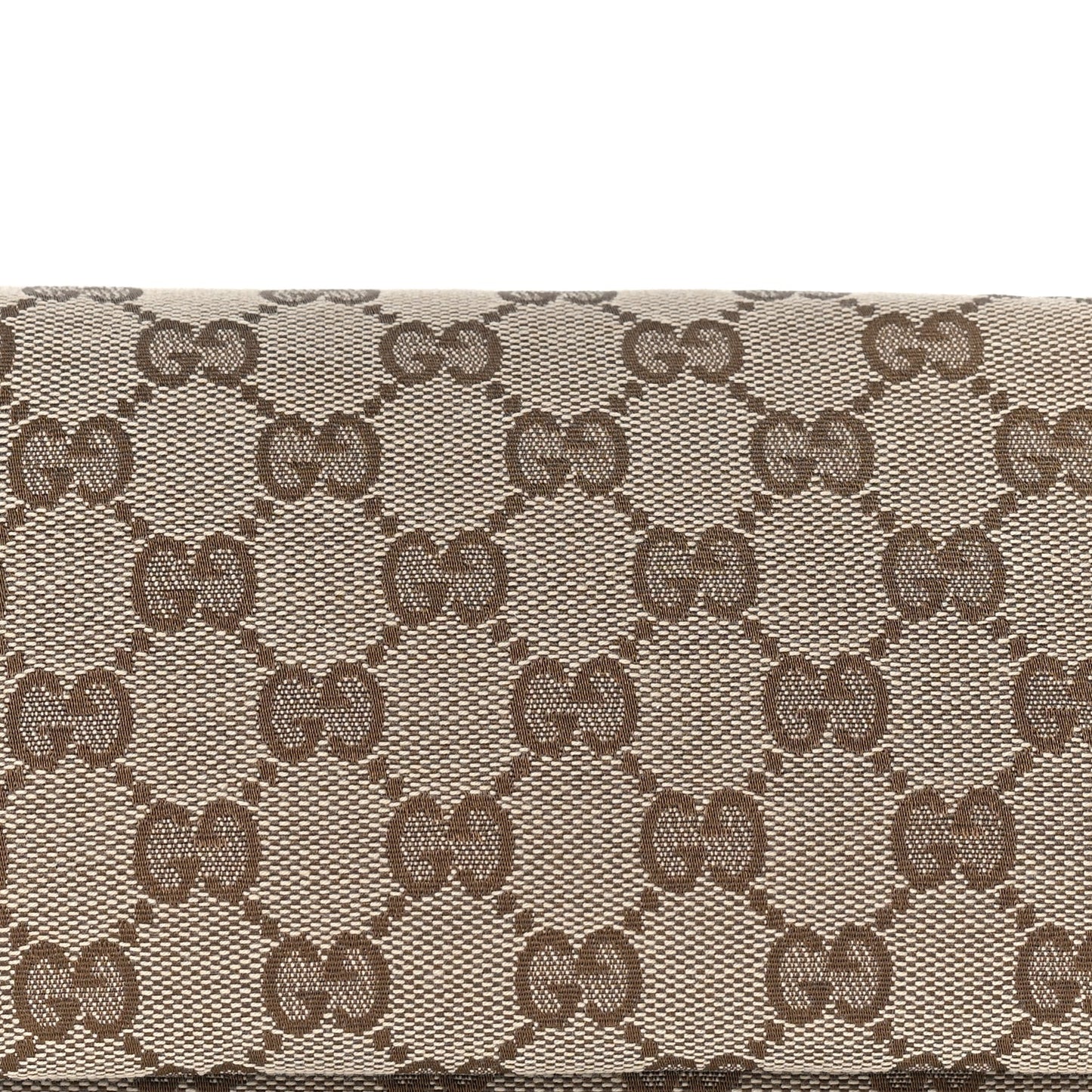 Gucci Monogram Web Small Crossbody Bag Beige Ebony