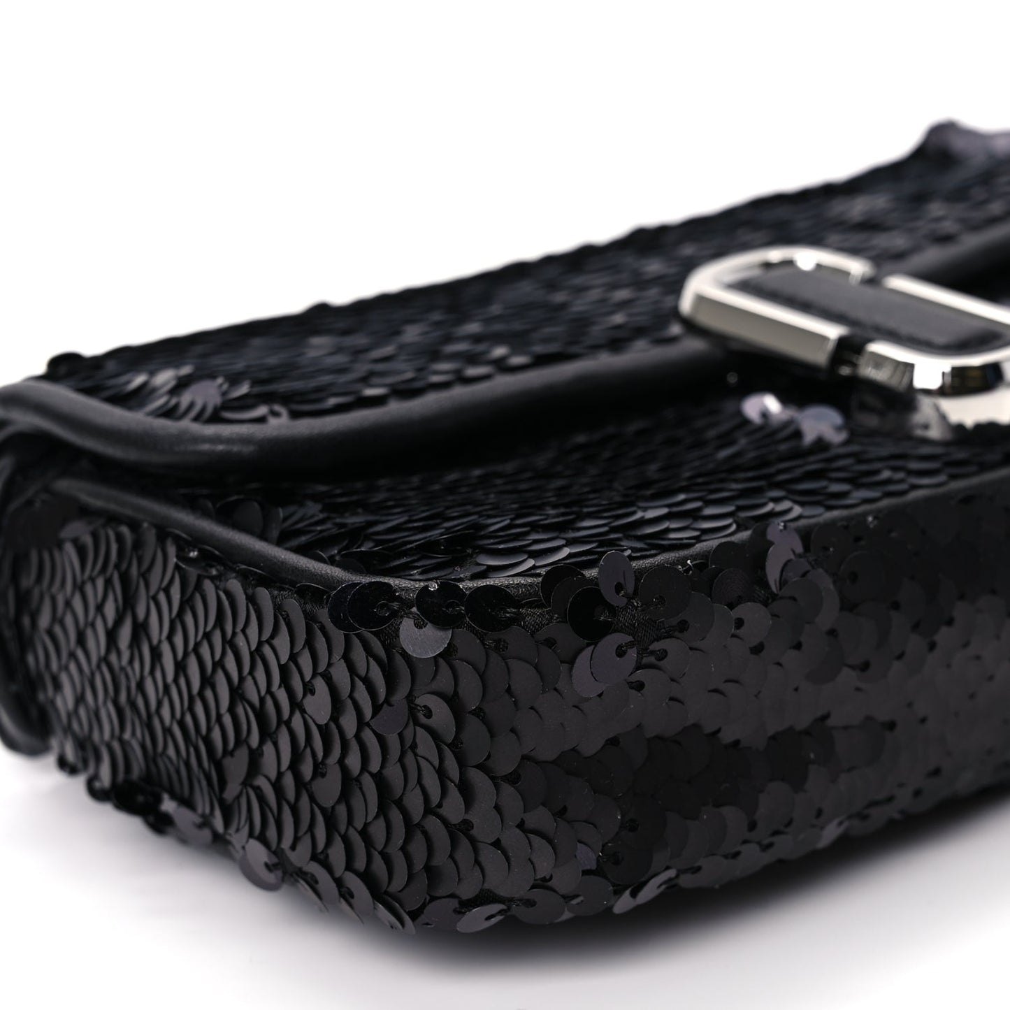 Marc Jacobs Sequin J Marc Mini Shoulder Bag Black