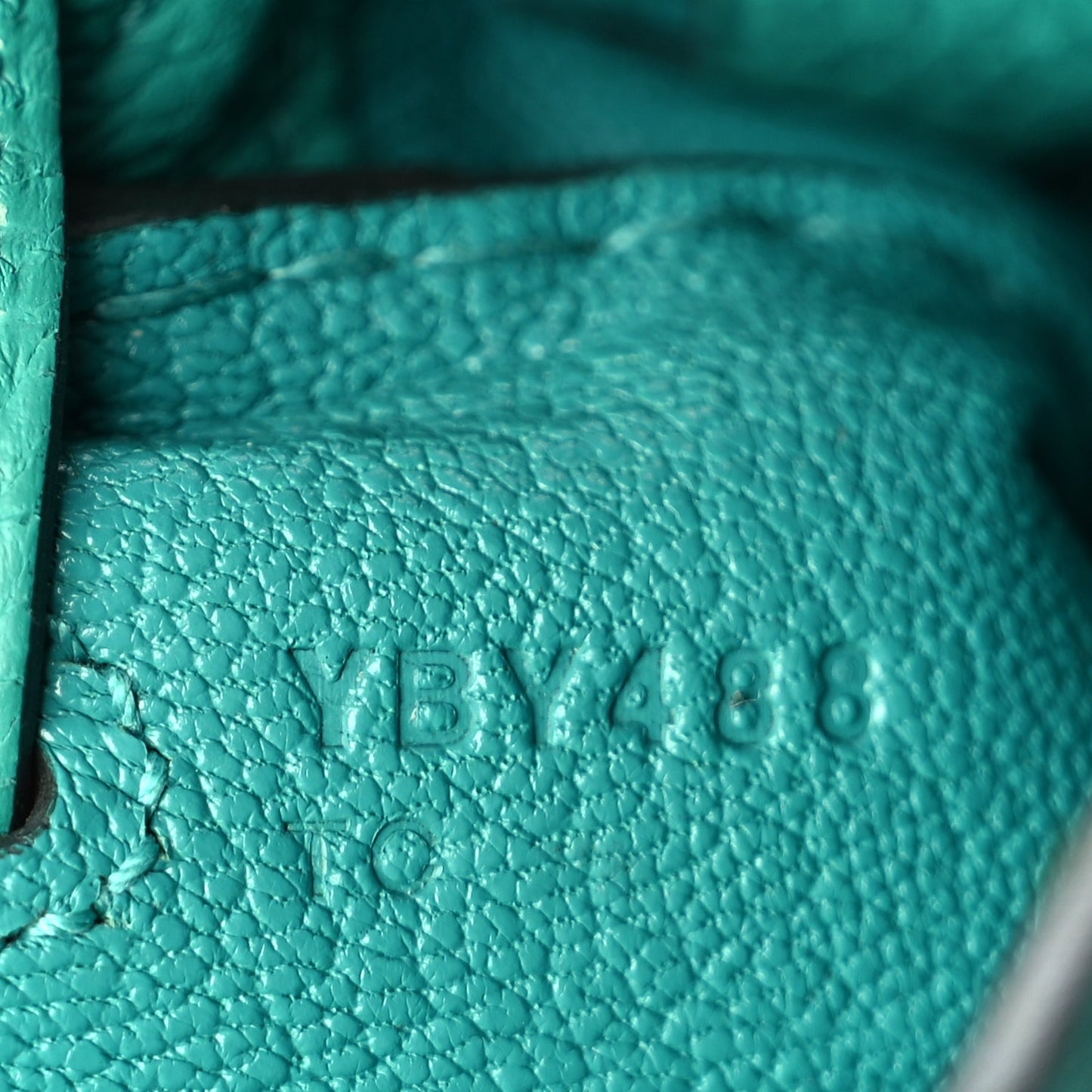 Hermes HERMES Togo Kelly Retourne 25 Vert Verone