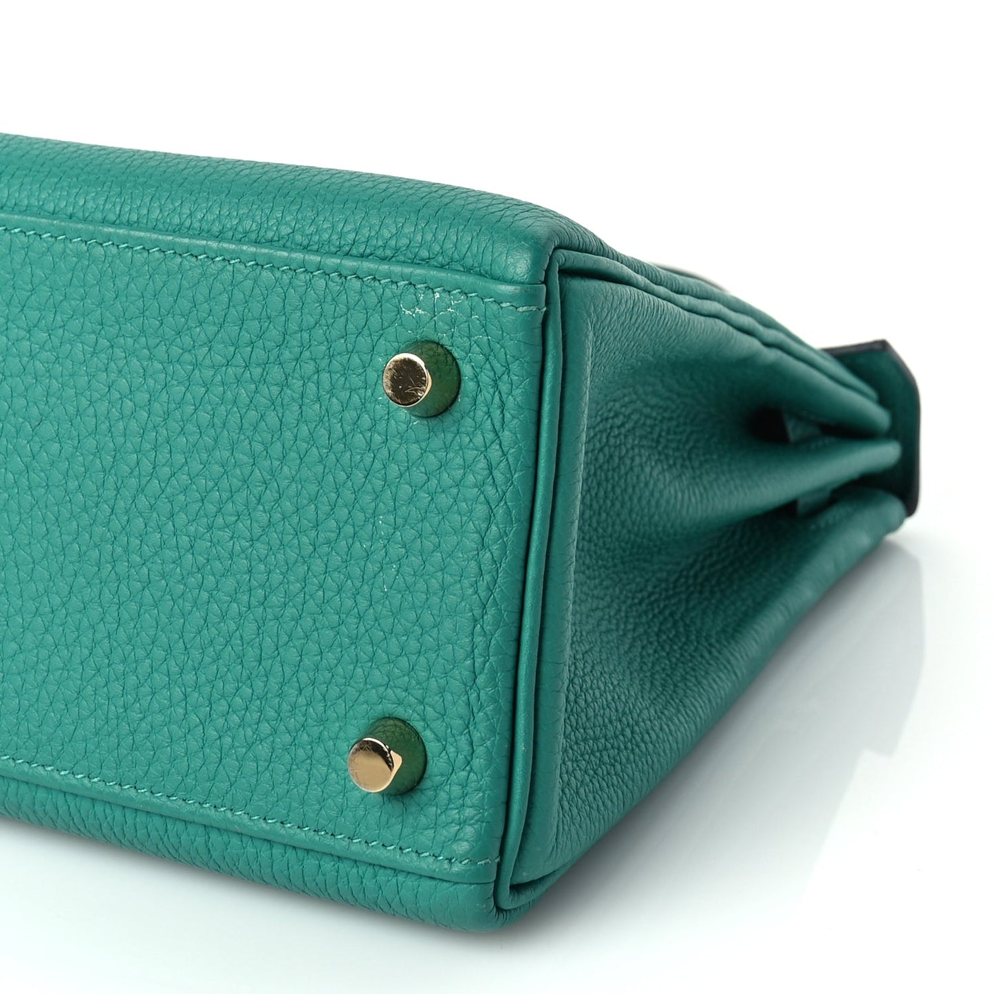 Hermes HERMES Togo Kelly Retourne 25 Vert Verone