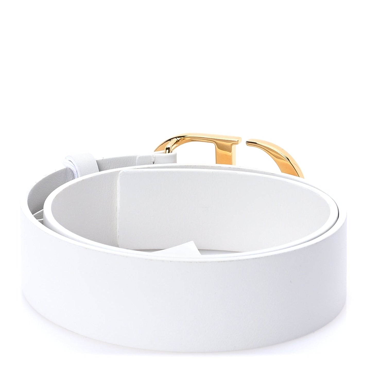 Christian Dior Calfskin 30 Montaigne 70 28 Belt White