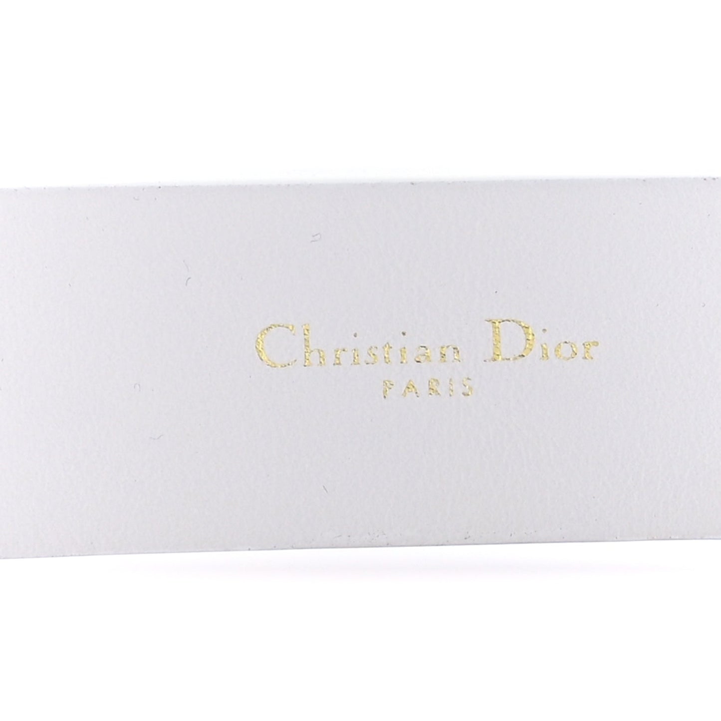 Christian Dior Calfskin 30 Montaigne 70 28 Belt White