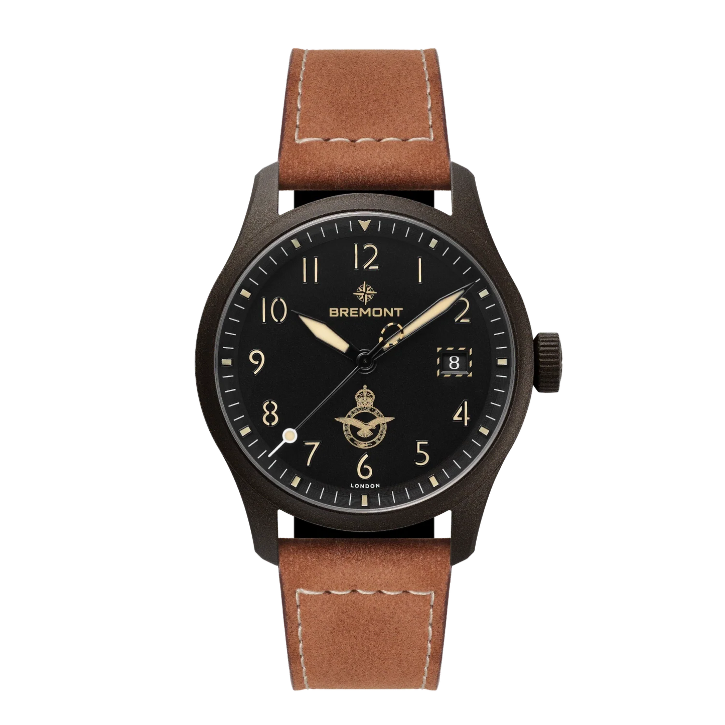 HMAF Altitude 39mm Date Leather Strap