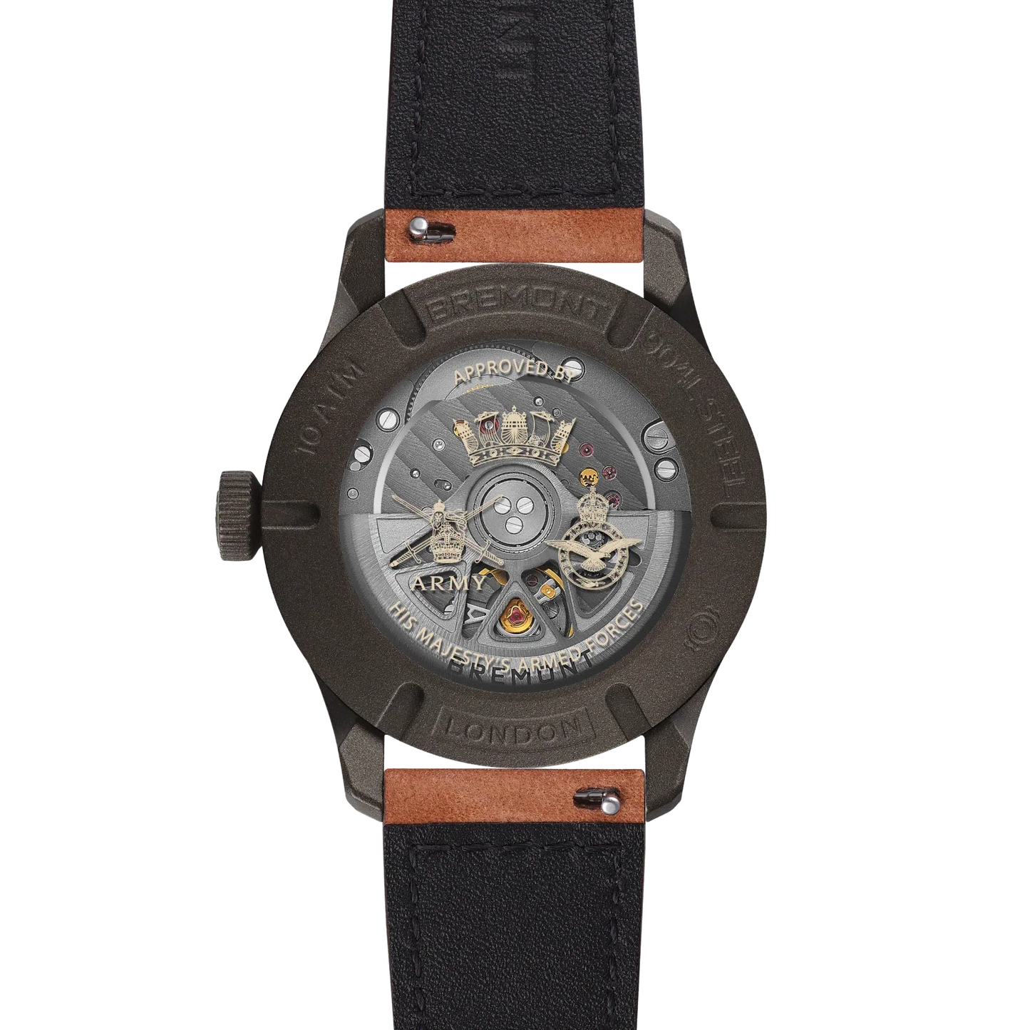 HMAF Altitude 39mm Date Leather Strap