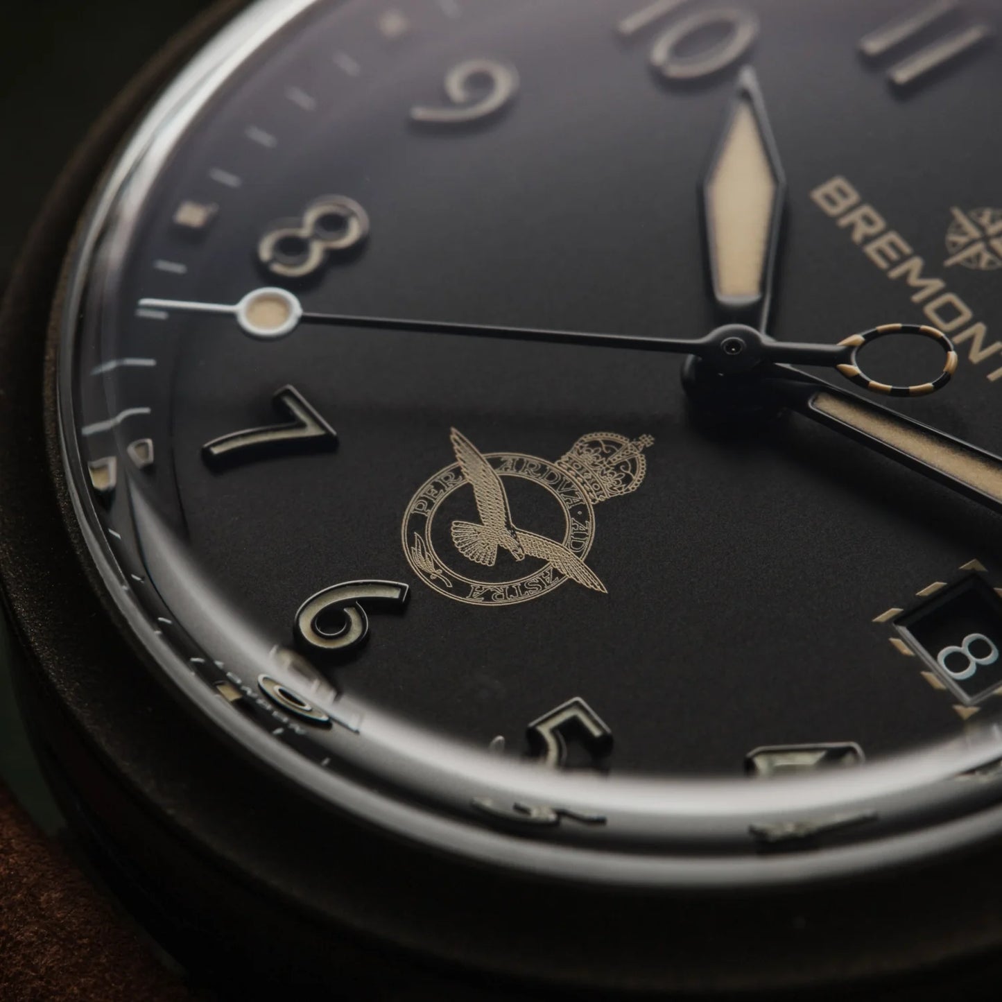 HMAF Altitude 39mm Date Leather Strap
