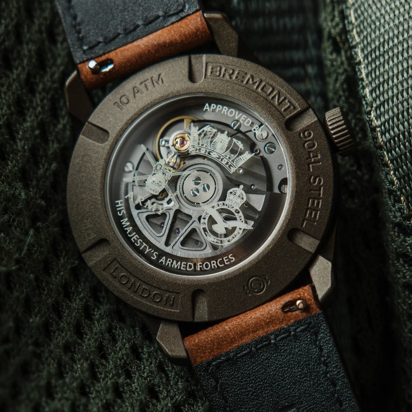 HMAF Altitude 39mm Date Leather Strap