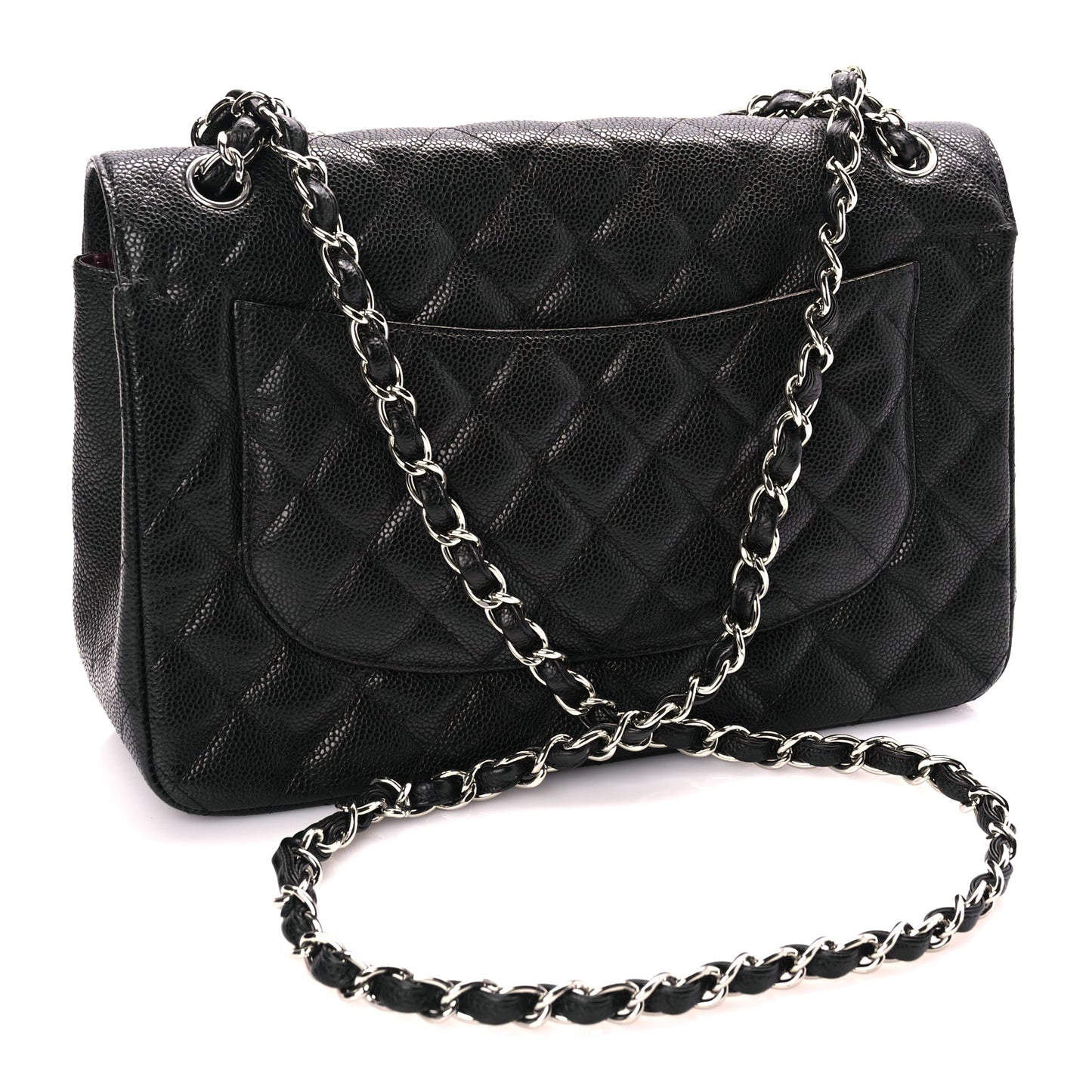 Chanel Caviar Quilted Jumbo Double Flap Black