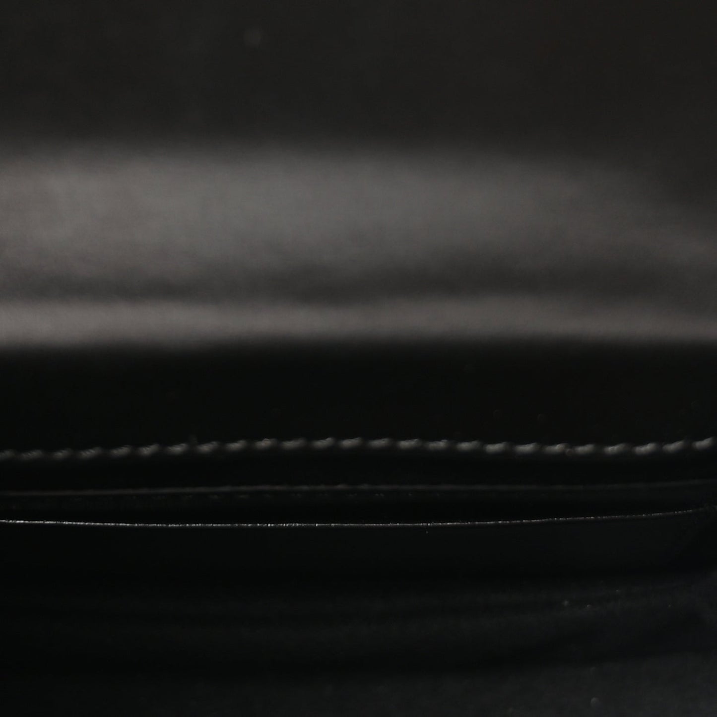 Gucci Moire Fabric Calfskin Rhinestone Monogram Monochrome Mini Bamboo 1947 Top Handle Chain Bag Black