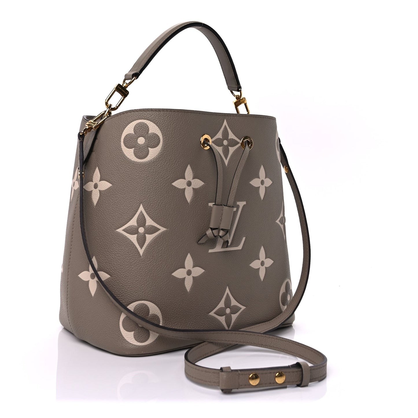 Louis Vuitton Empreinte Monogram Giant Neonoe MM Tourterelle Creme