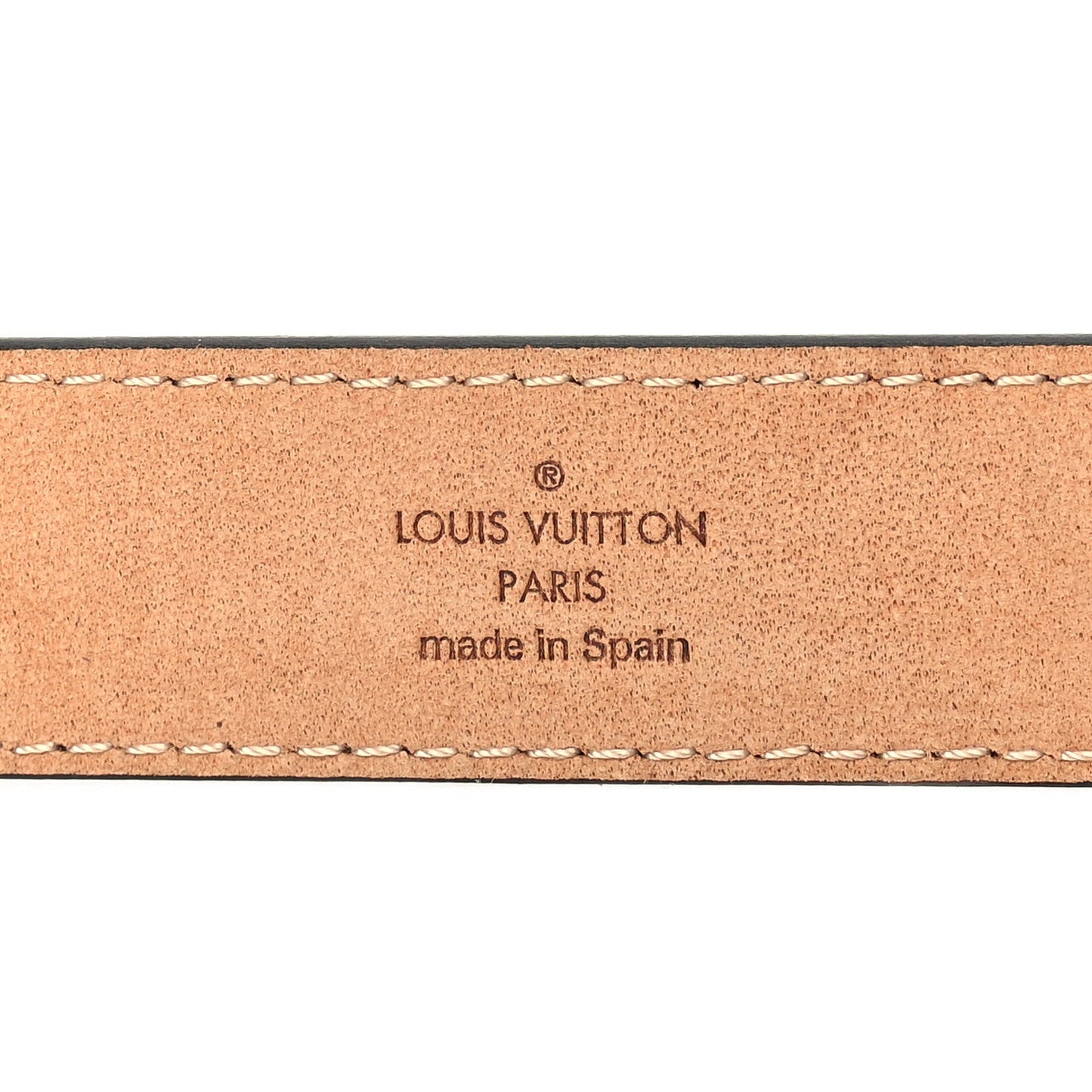 Louis Vuitton Monogram 25mm LV Initiales Belt 85 34