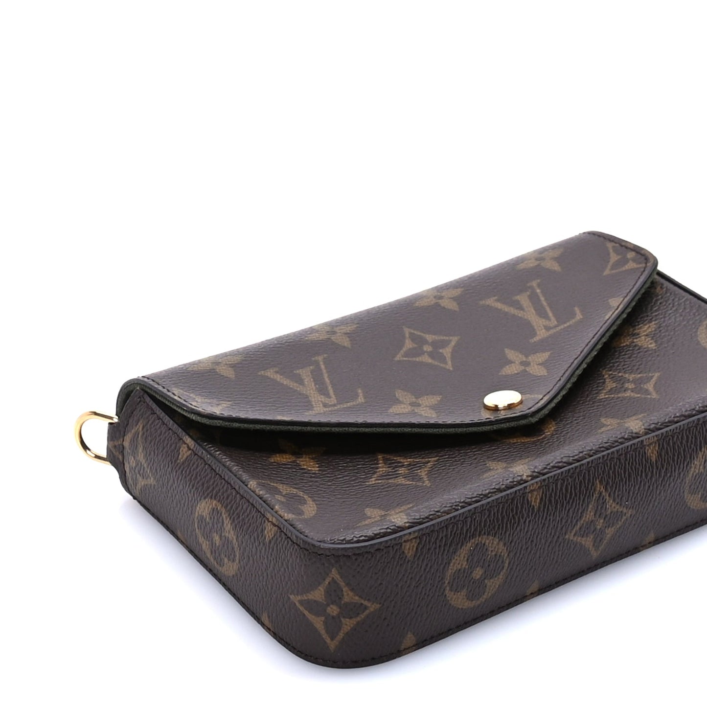 Louis Vuitton Monogram Felicie Strap & Go  Kaki