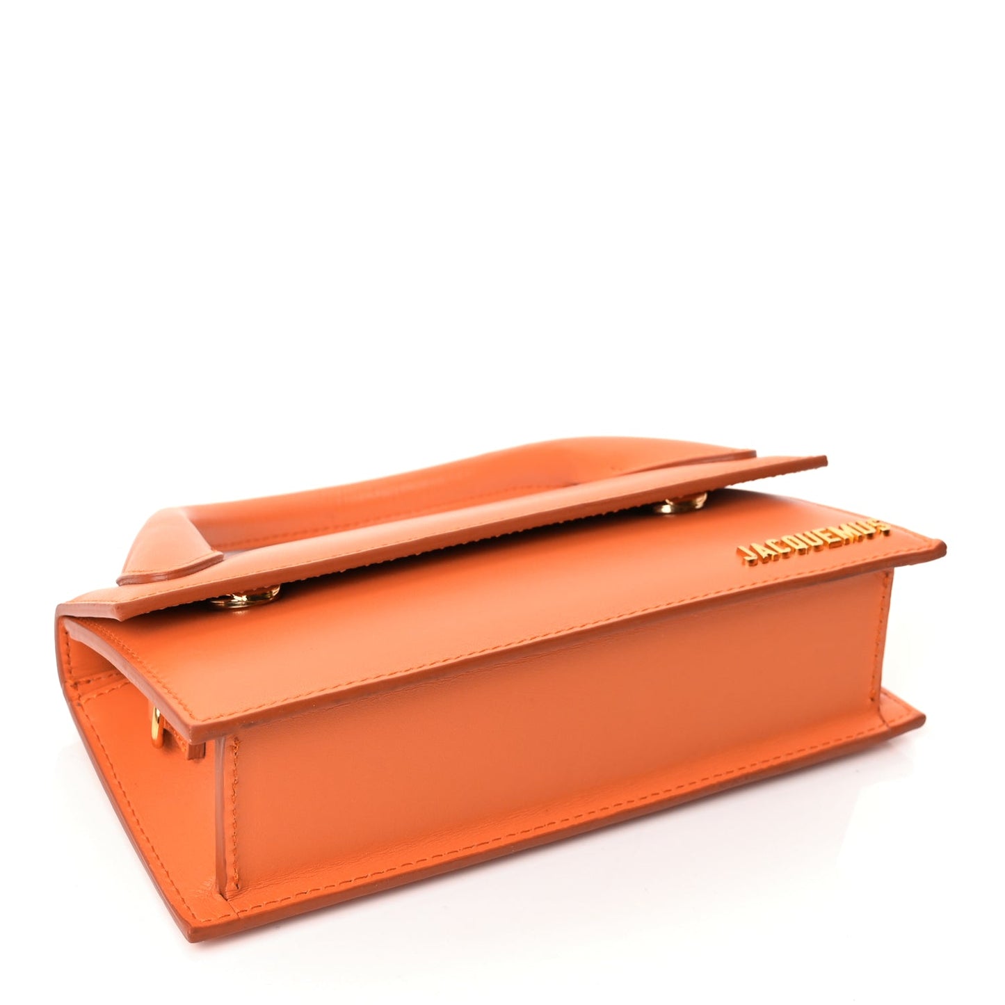 Jacquemus Smooth Calfskin Le Chiquito Long Orange