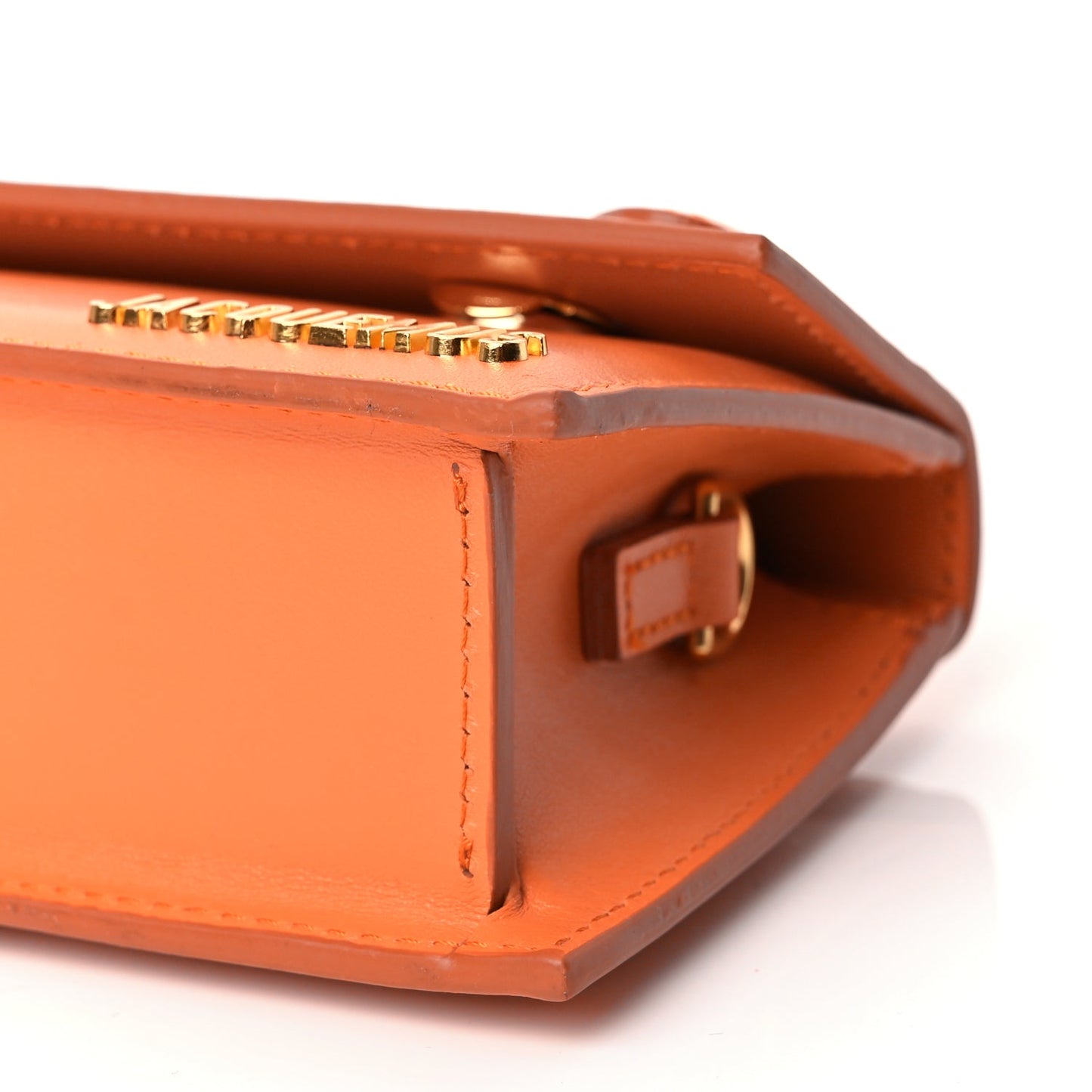 Jacquemus Smooth Calfskin Le Chiquito Long Orange