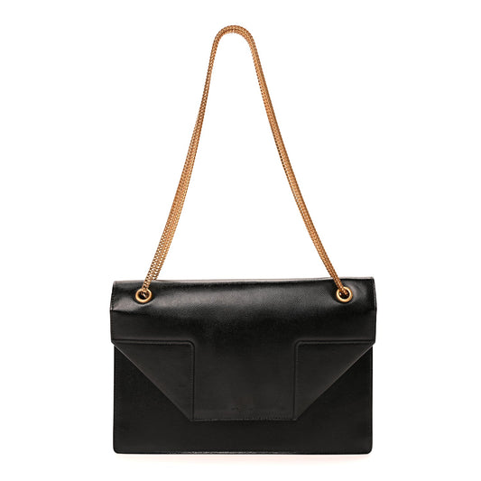 Saint Laurent Grain De Poudre Medium Classic Betty Black