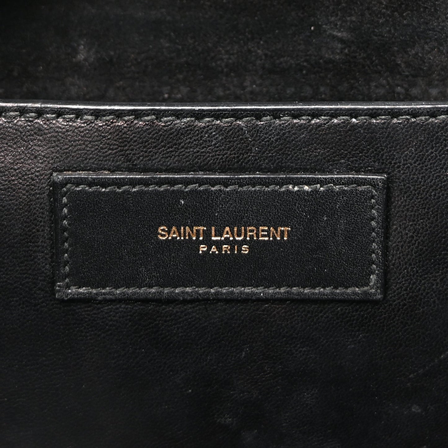 Saint Laurent Grain De Poudre Medium Classic Betty Black
