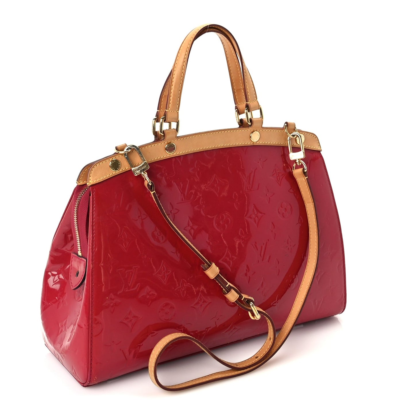 Louis Vuitton Vernis Brea MM Rose Indien