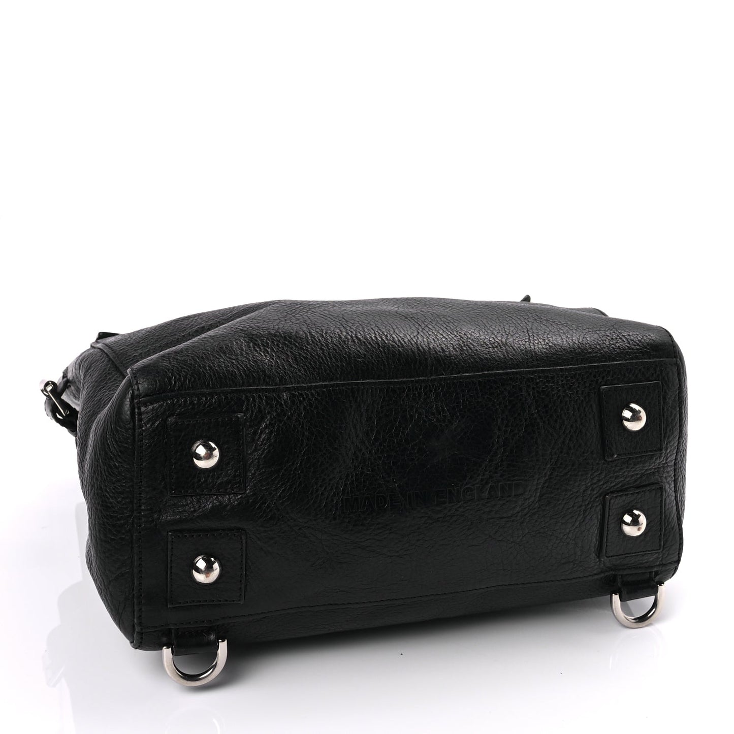Mulberry Natural Leather Cara Delevingne Convertible Satchel  Black