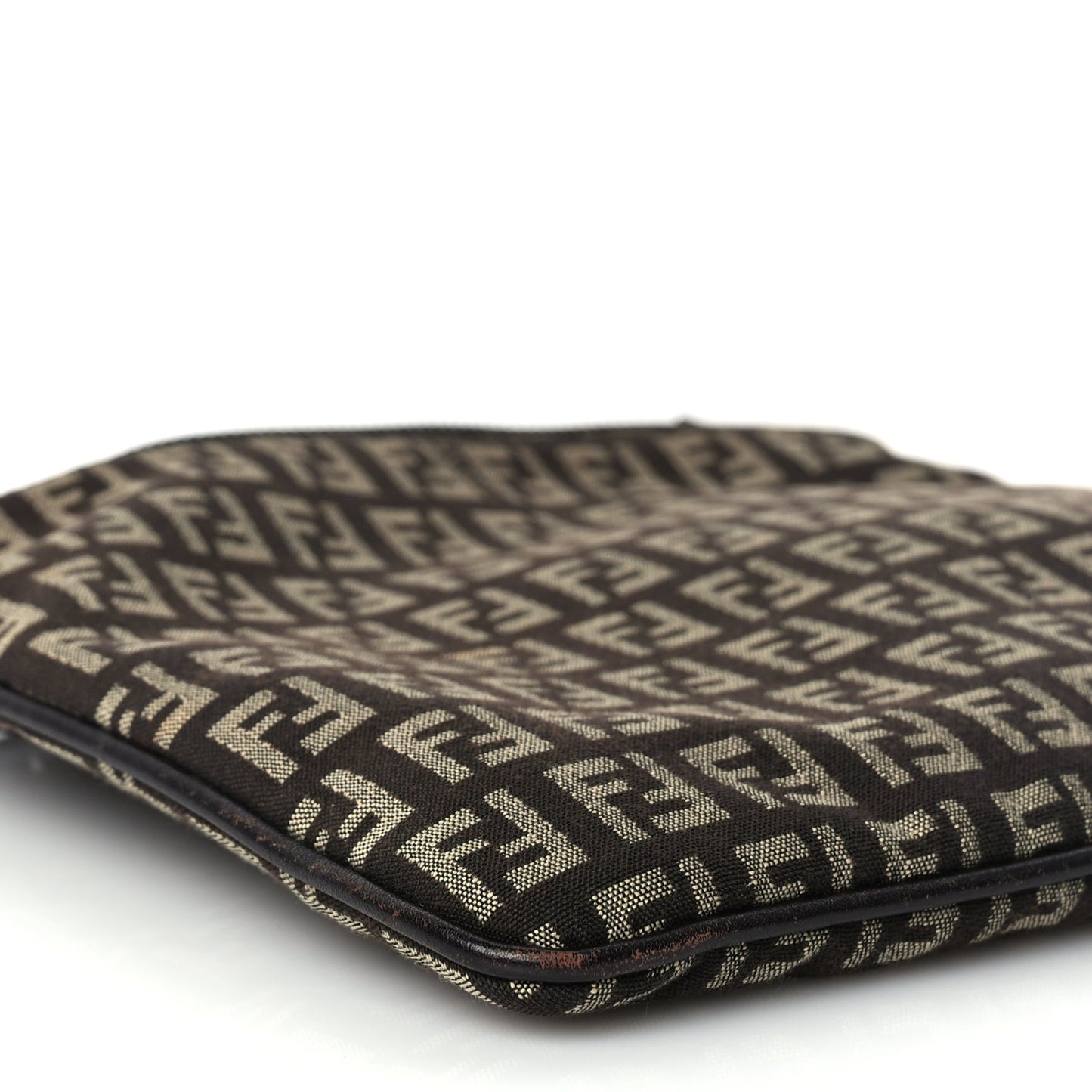 Fendi Zucchino Vitello Crossbody Brown