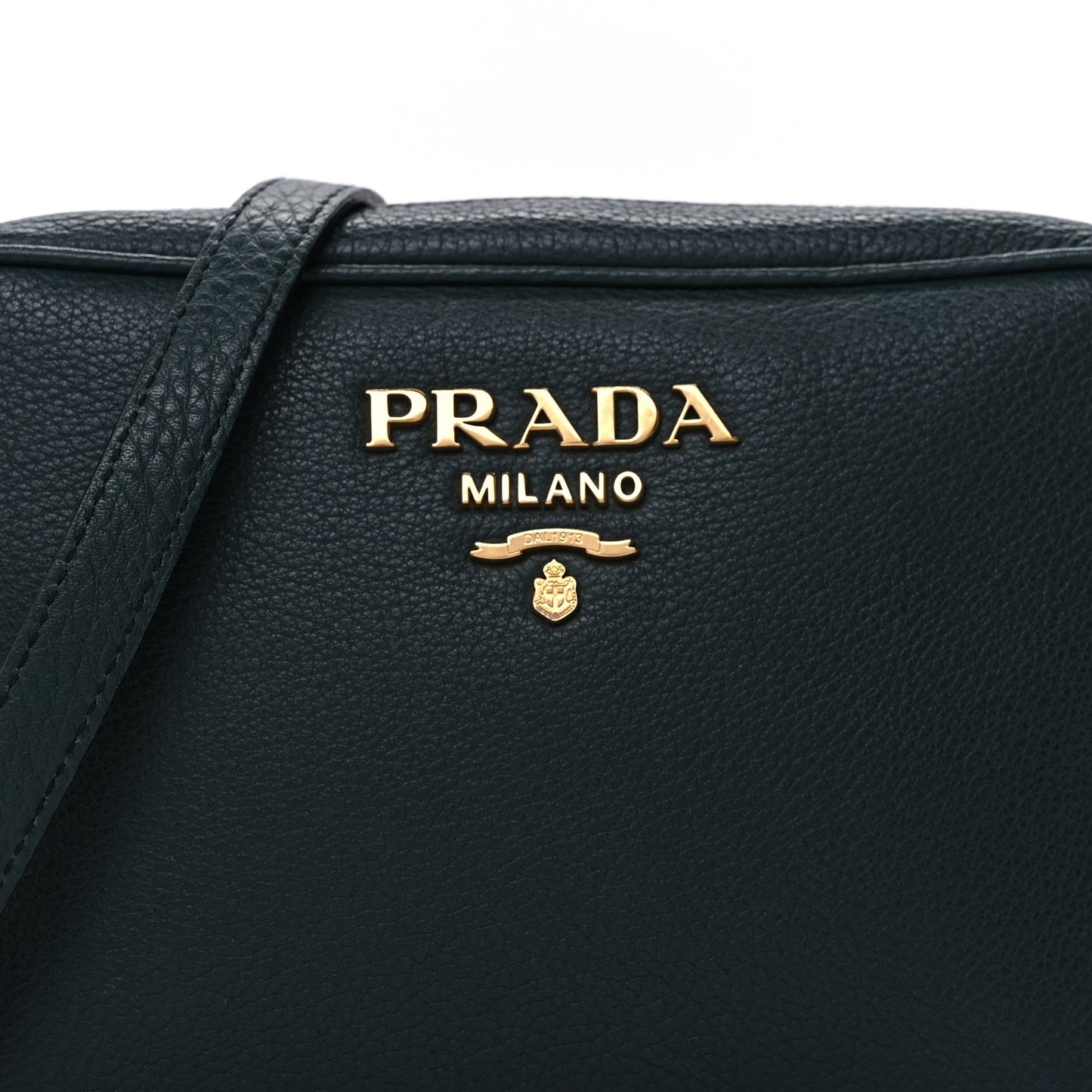 Prada Vitello Phenix Camera Bag Smeraldo