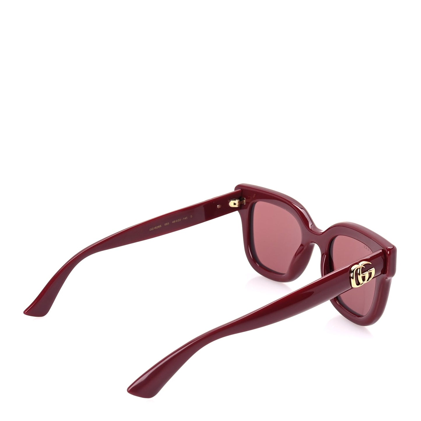 Gucci Acetate Round Sunglasses GG1828S  Burgundy