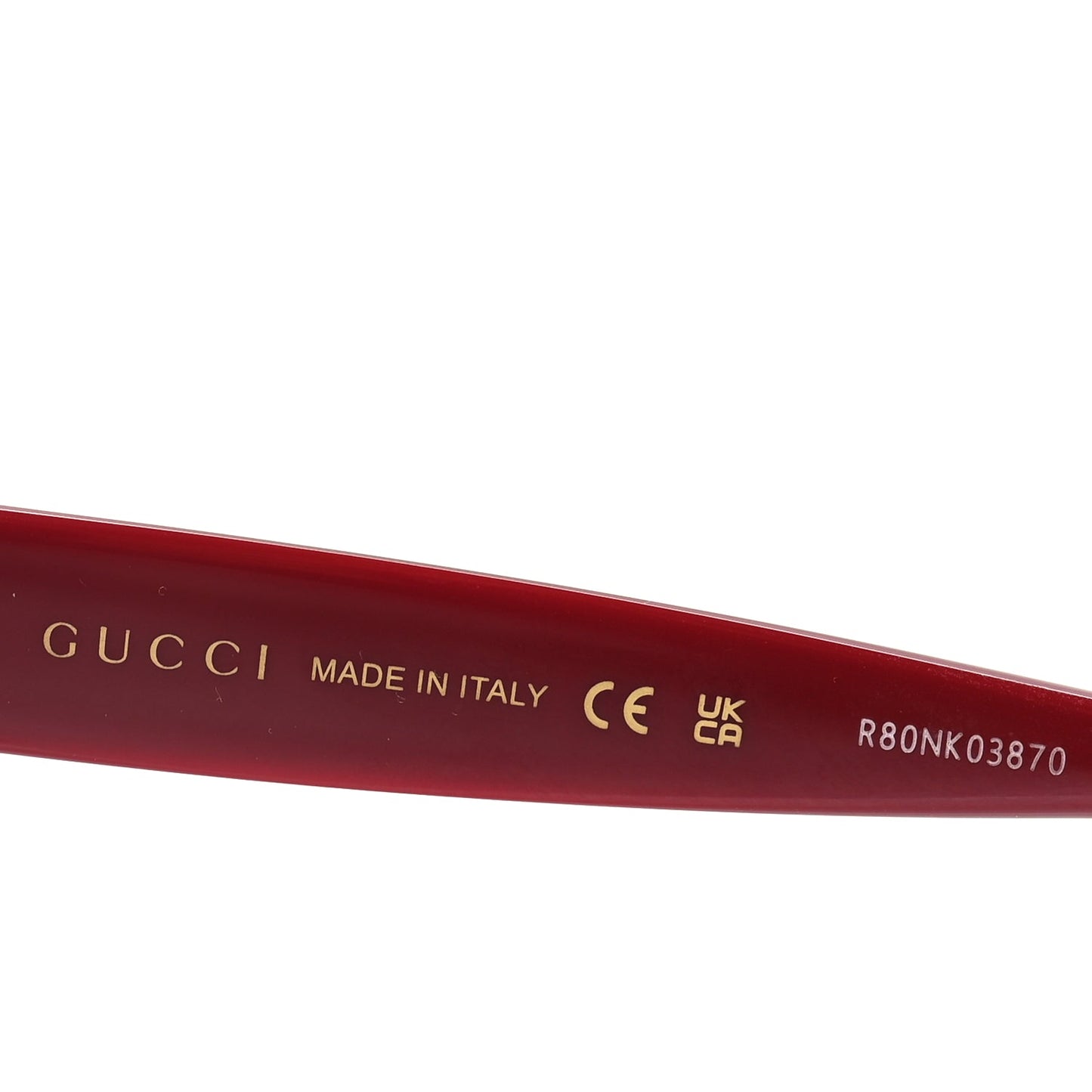 Gucci Acetate Round Sunglasses GG1828S  Burgundy