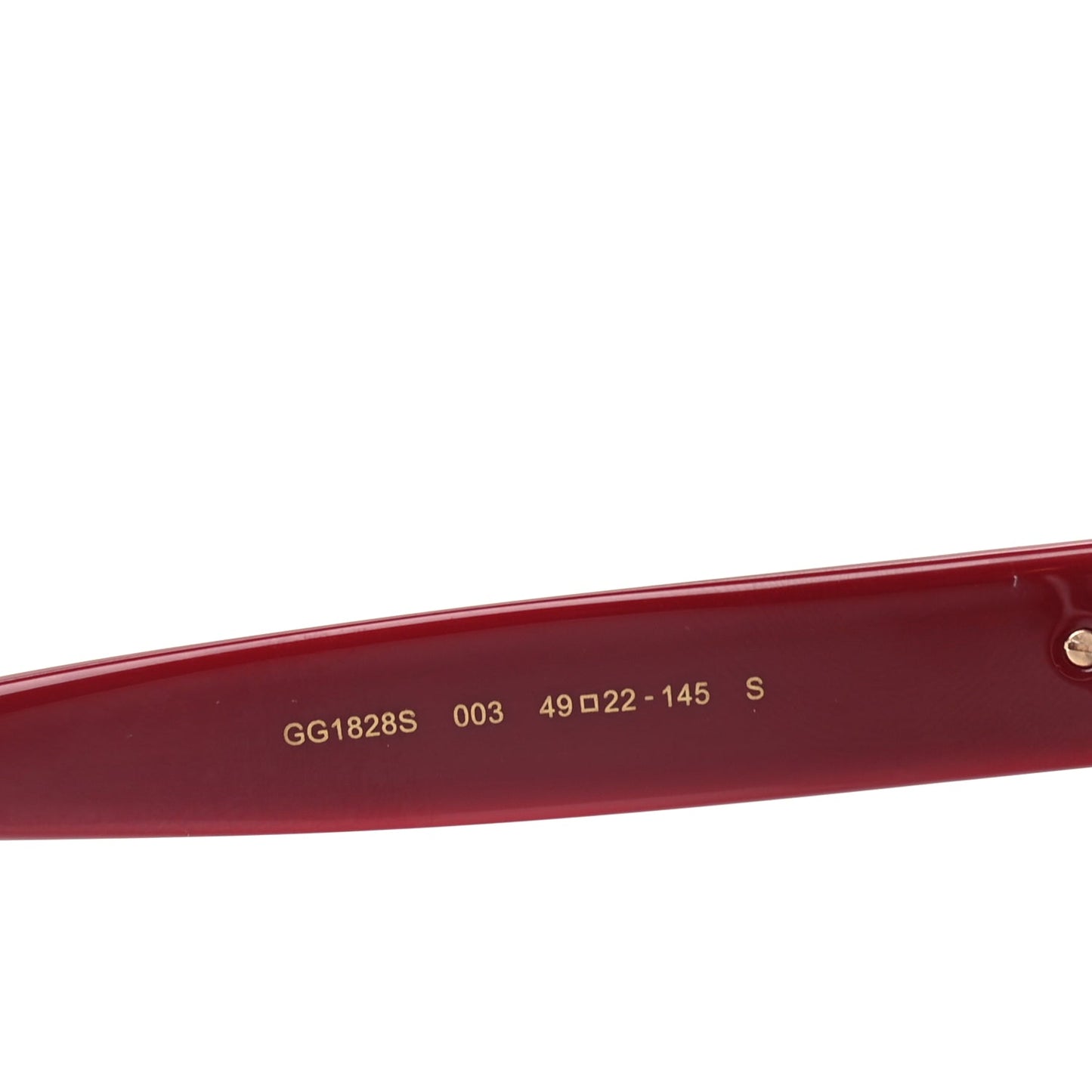 Gucci Acetate Round Sunglasses GG1828S  Burgundy