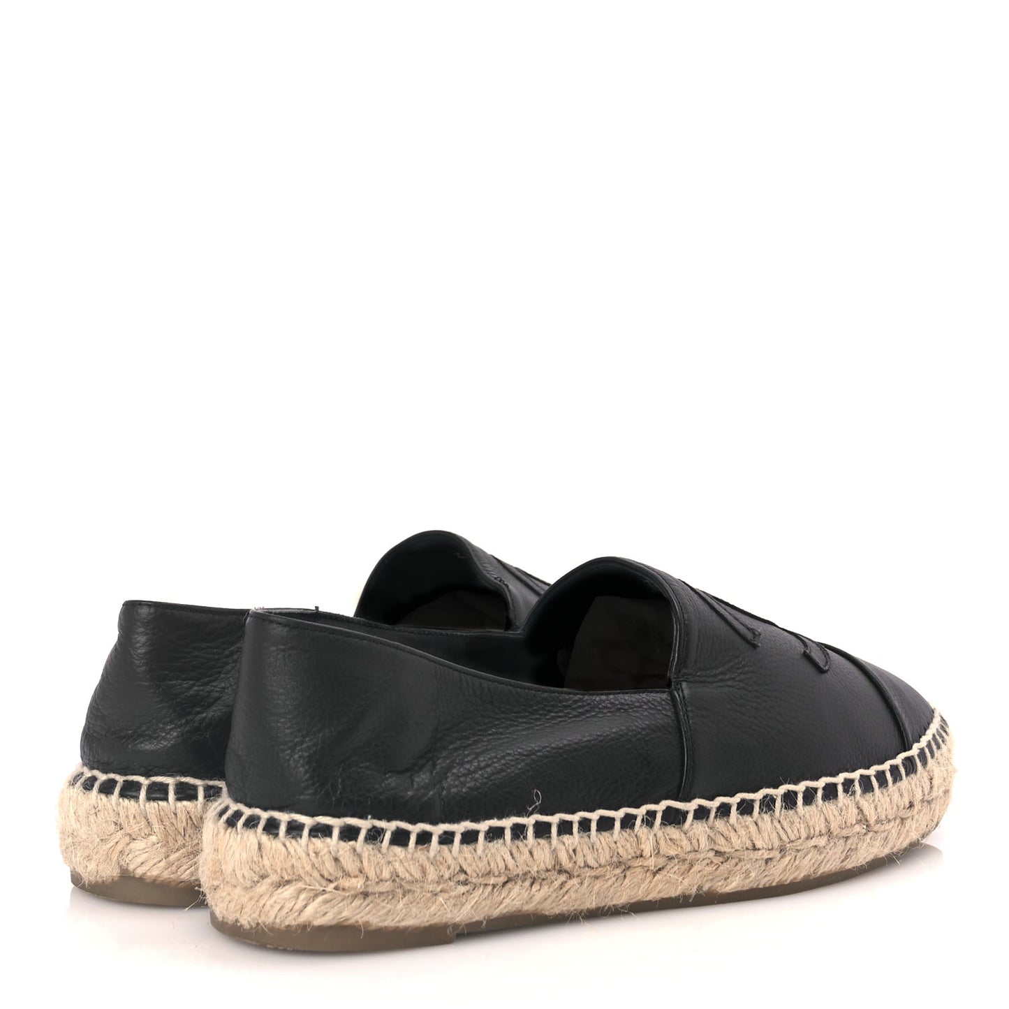 Chanel Calfskin CC Espadrilles Black