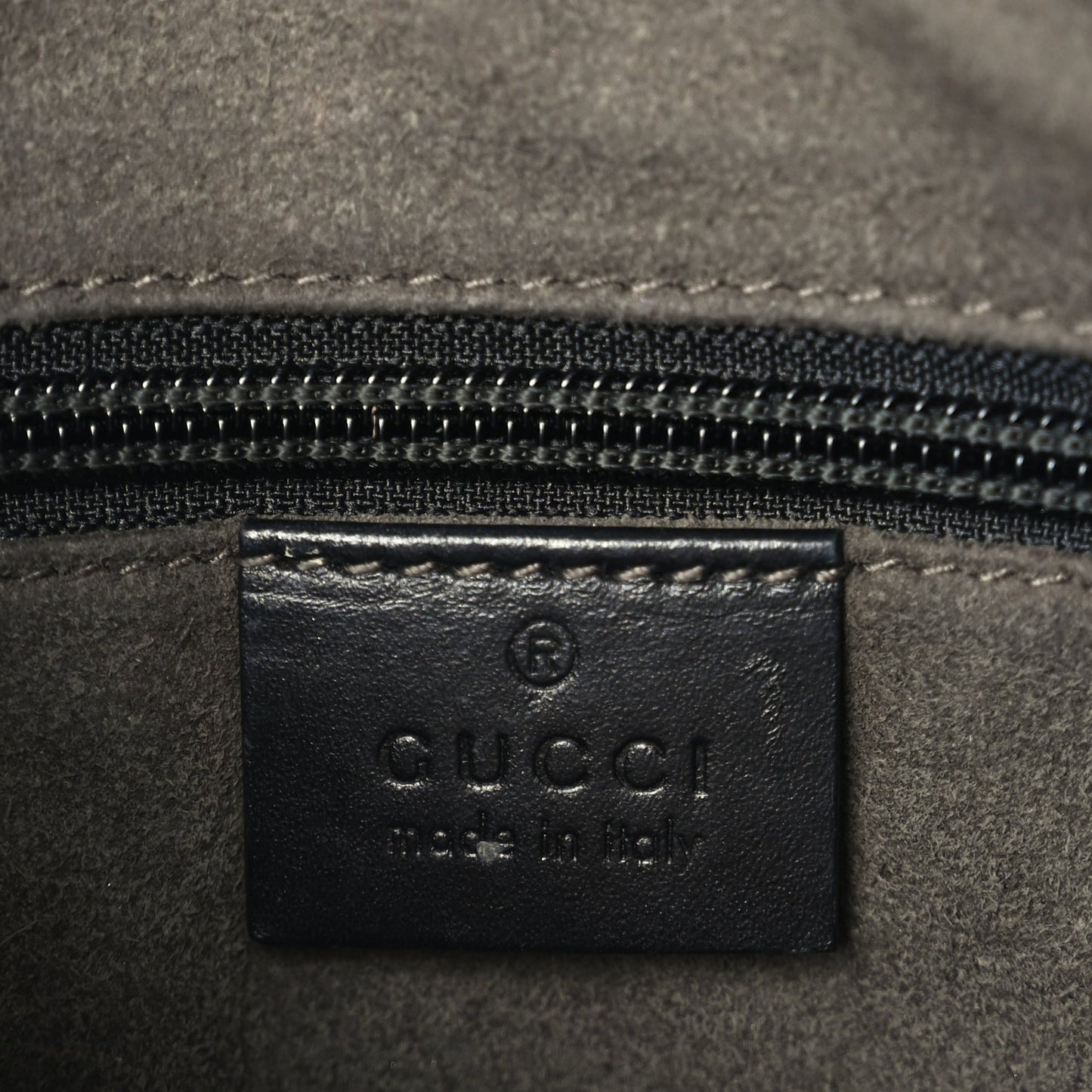 Gucci Guccissima Signature Small Messenger Bag Black