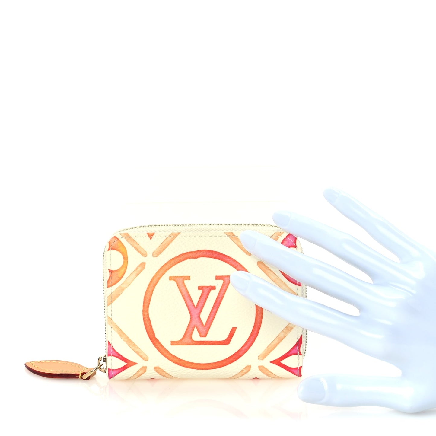 Louis Vuitton Monogram LV By The Pool Zippy Coin Purse Coral