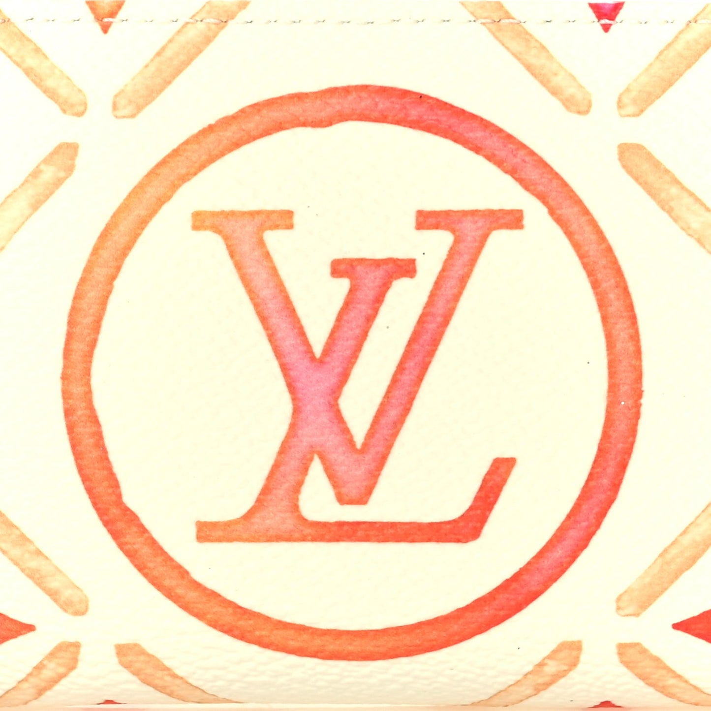 Louis Vuitton Monogram LV By The Pool Zippy Coin Purse Coral