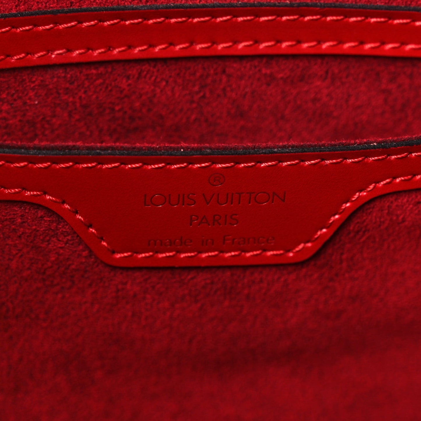 Louis Vuitton Epi Soufflot Castillan Red Castillan Red