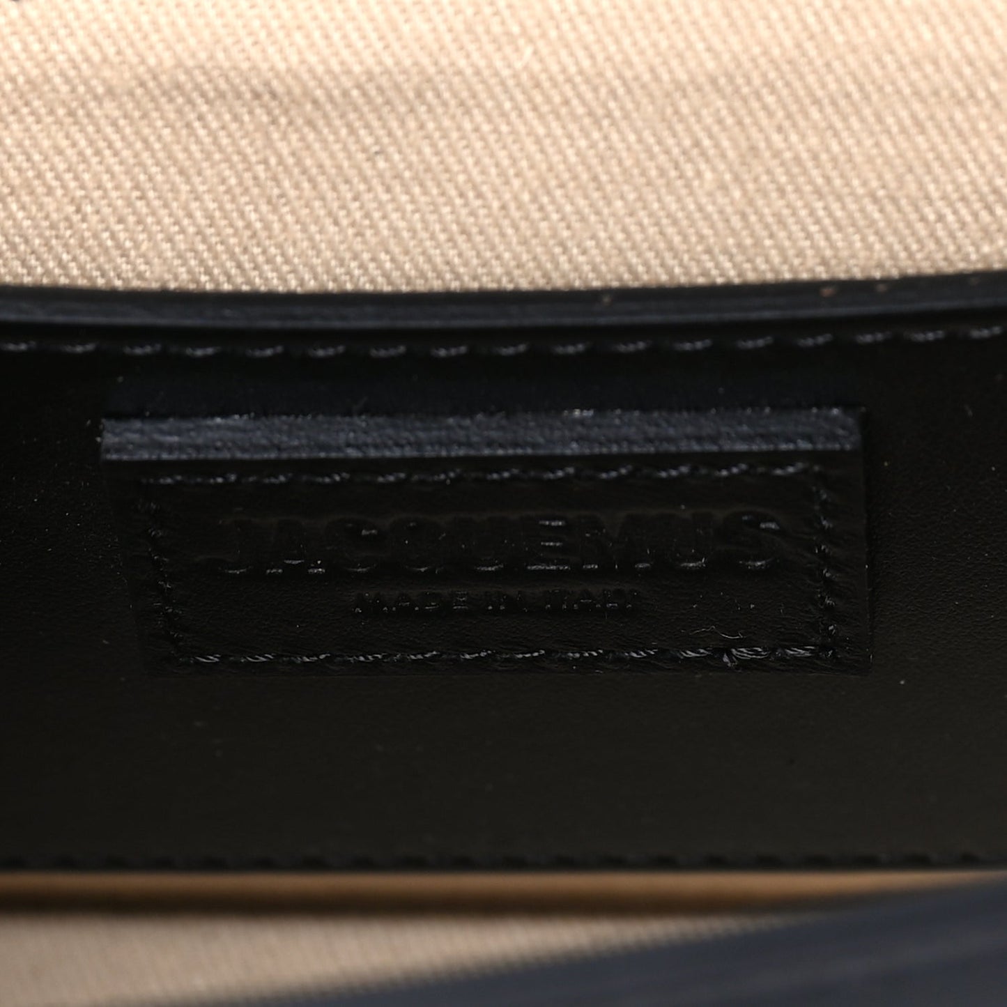 Jacquemus Smooth Calfskin Le Bambino Long Black