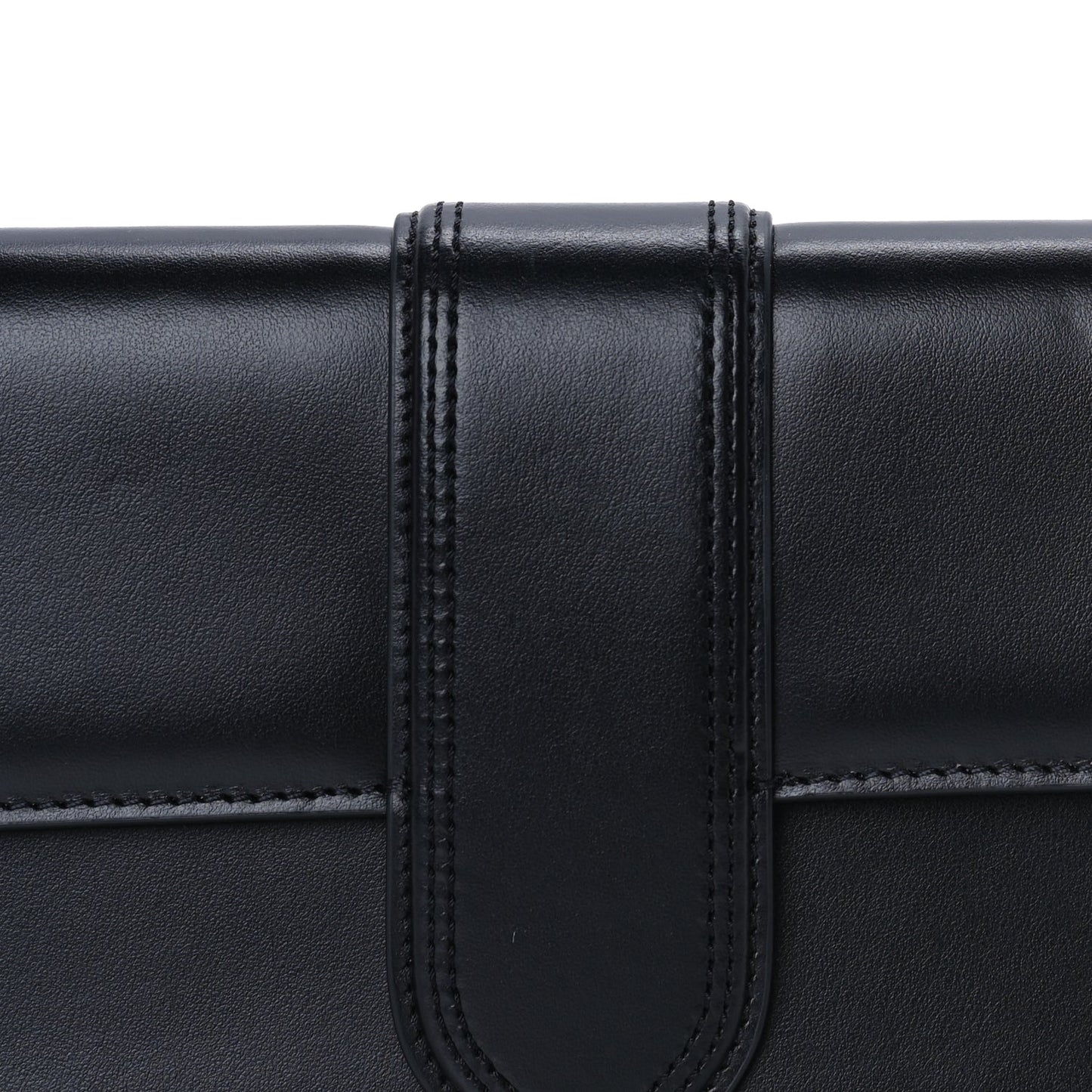 Jacquemus Smooth Calfskin Le Bambino Long Black