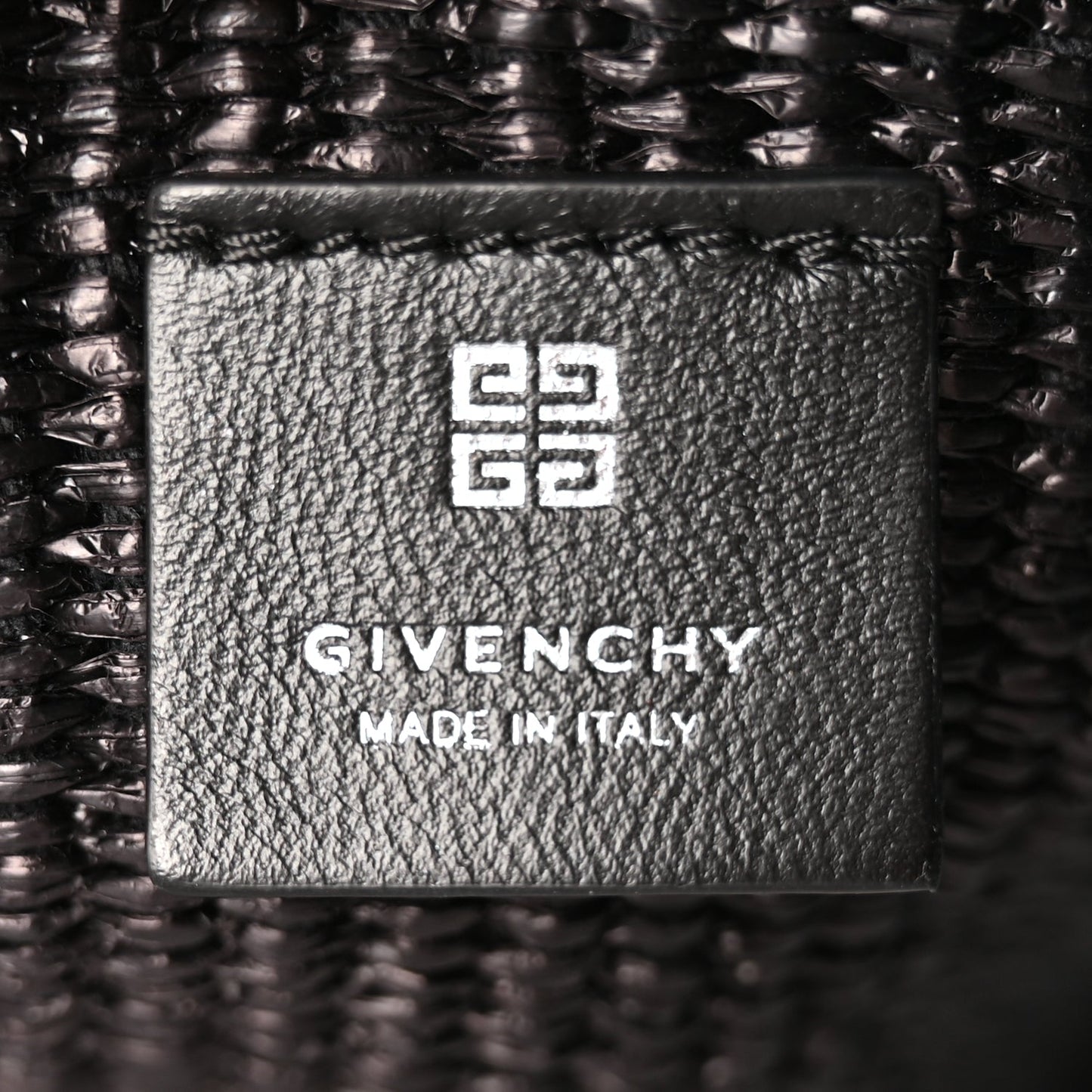 Givenchy Raffia Medium G Tote Black