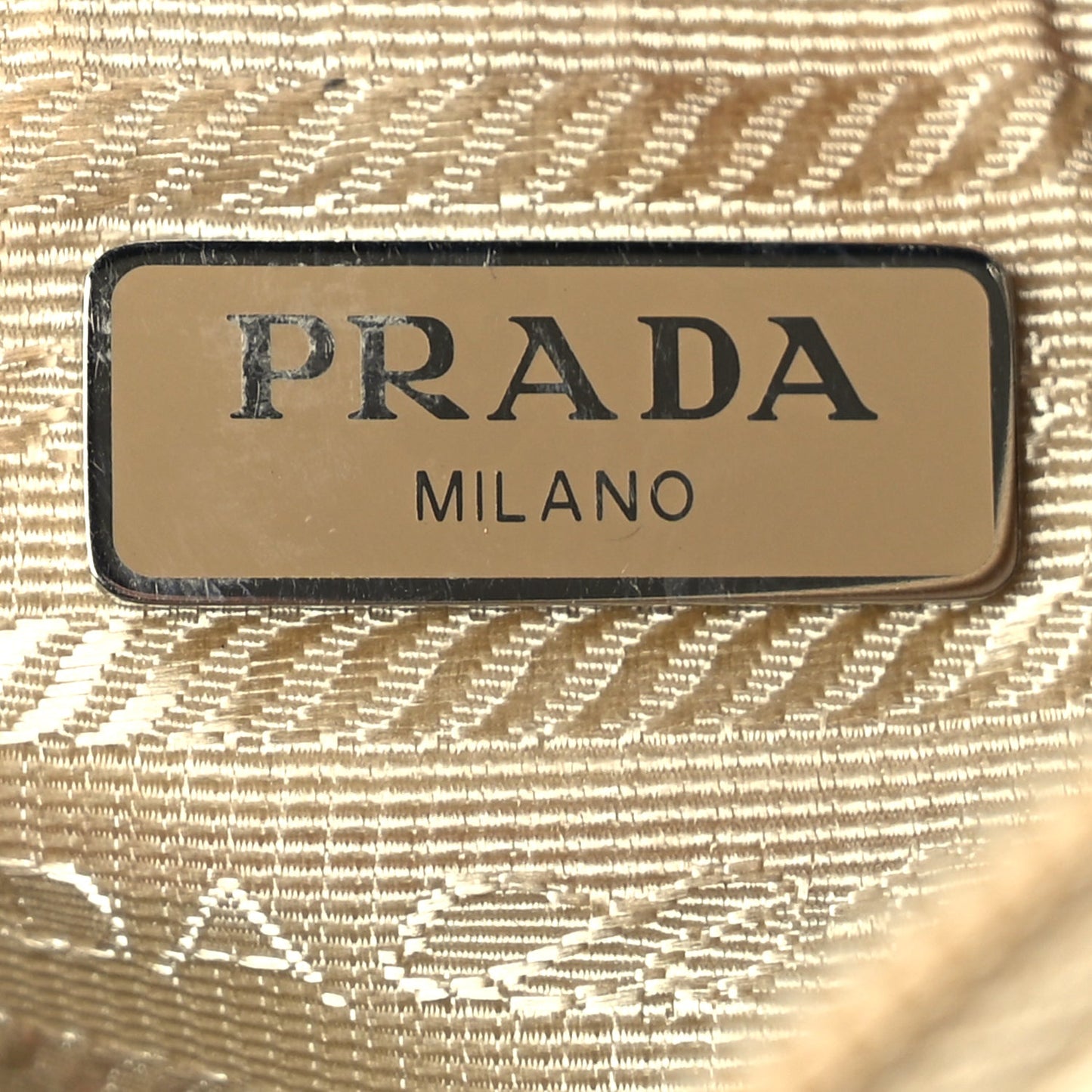 Prada Re-Nylon Vela Pouch Beige