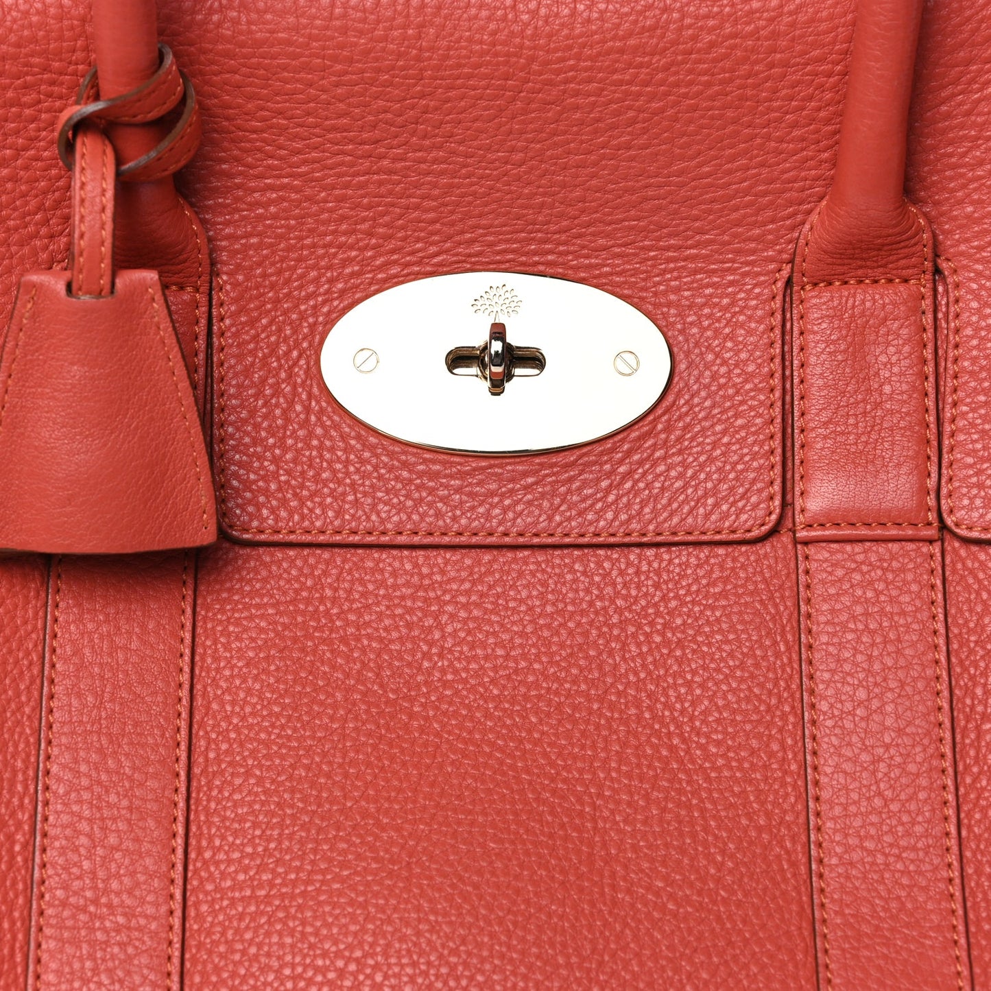 Mulberry Small Classic Grain Bayswater  Coral