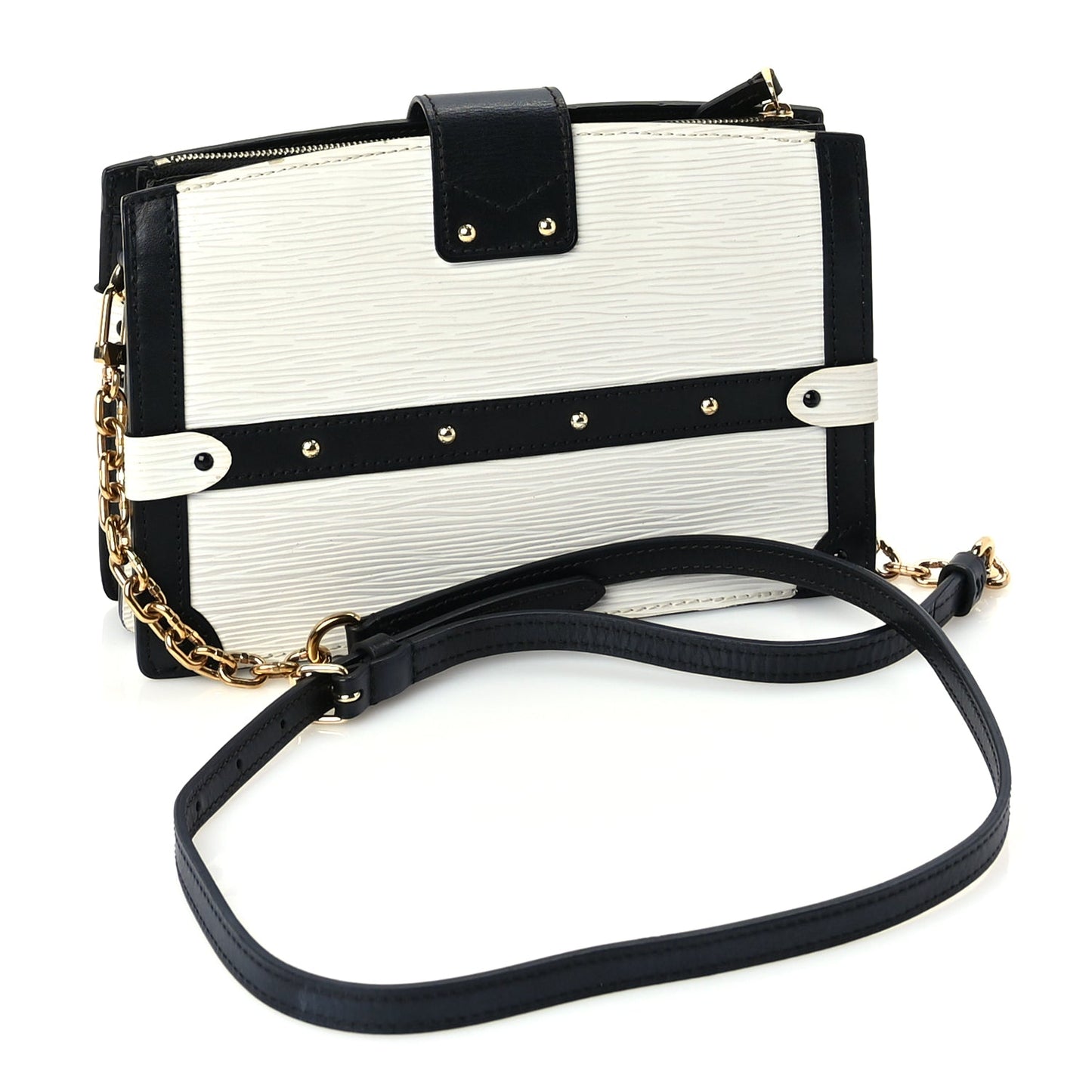 Louis Vuitton Epi Trunk Clutch White