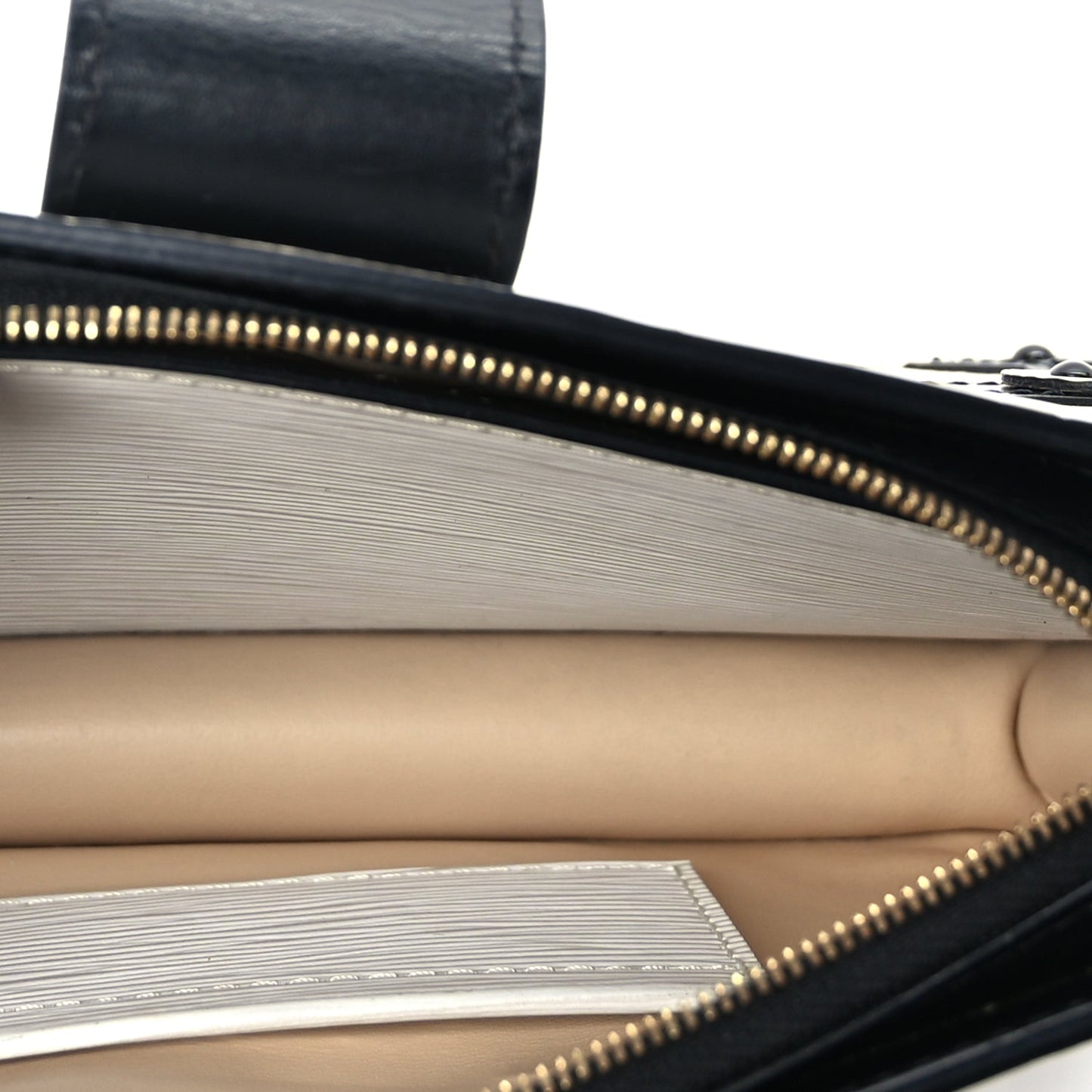 Louis Vuitton Epi Trunk Clutch White