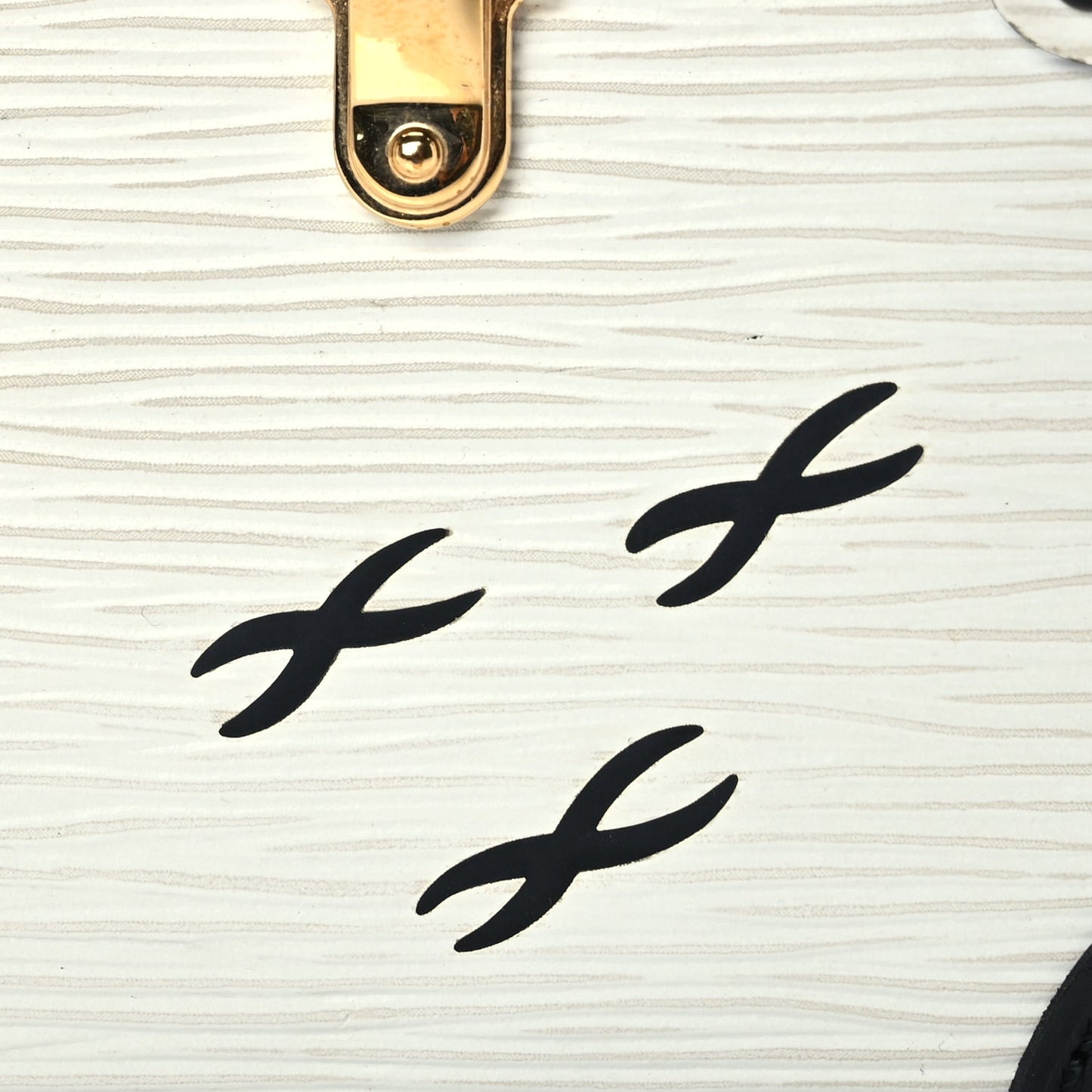Louis Vuitton Epi Trunk Clutch White