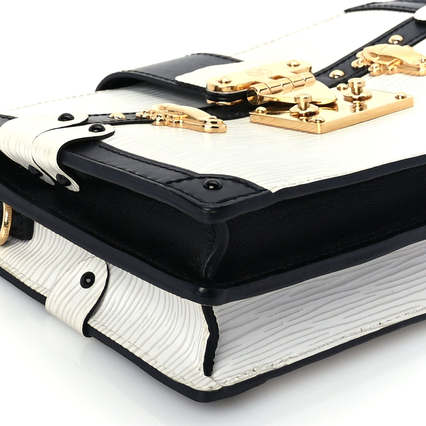 Louis Vuitton Epi Trunk Clutch White