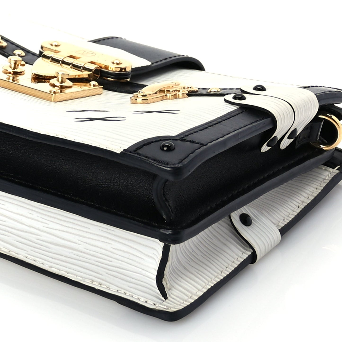 Louis Vuitton Epi Trunk Clutch White