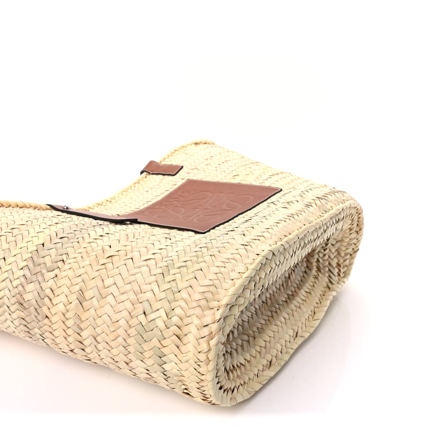 Loewe Raffia Large Basket Tote Bag Natural Tan