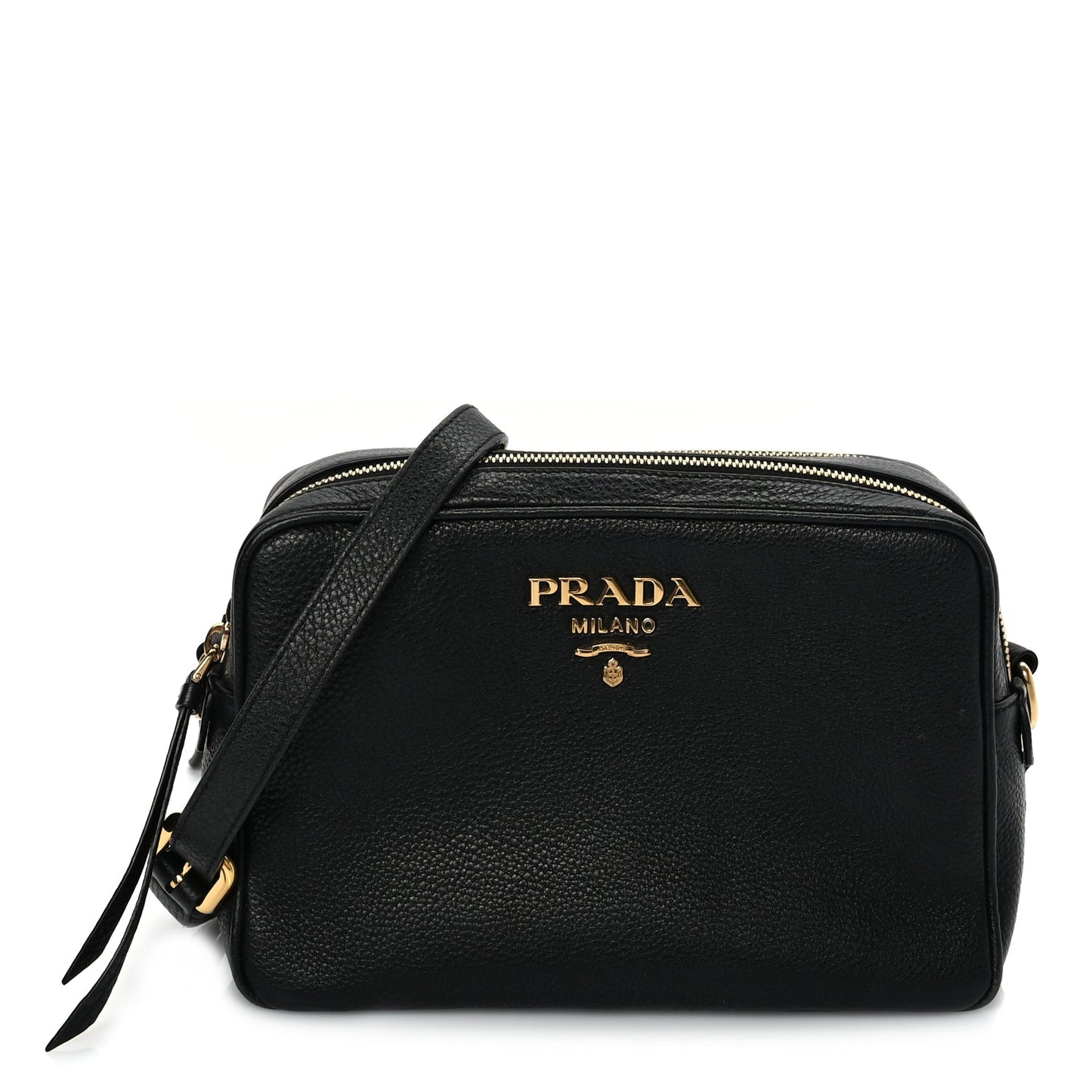 Prada Vitello Phenix Camera Bag Black