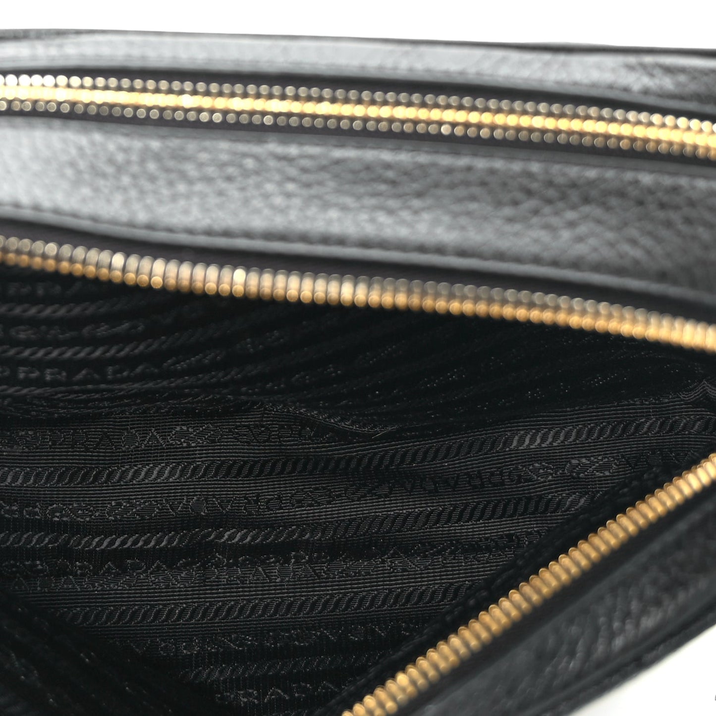 Prada Vitello Phenix Camera Bag Black